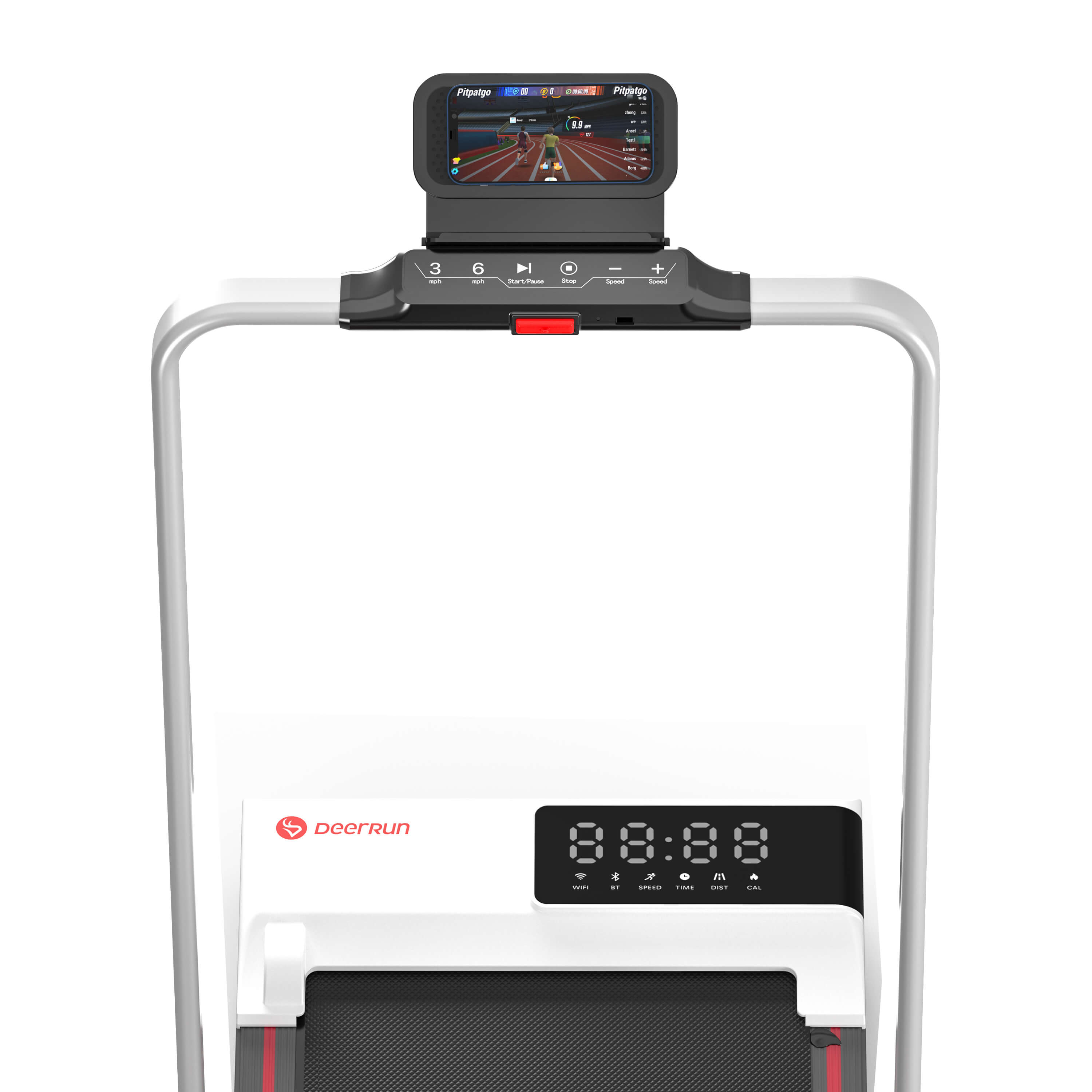 DeerRun A5 Pro Smart 2 in 1 Folding Treadmill Red