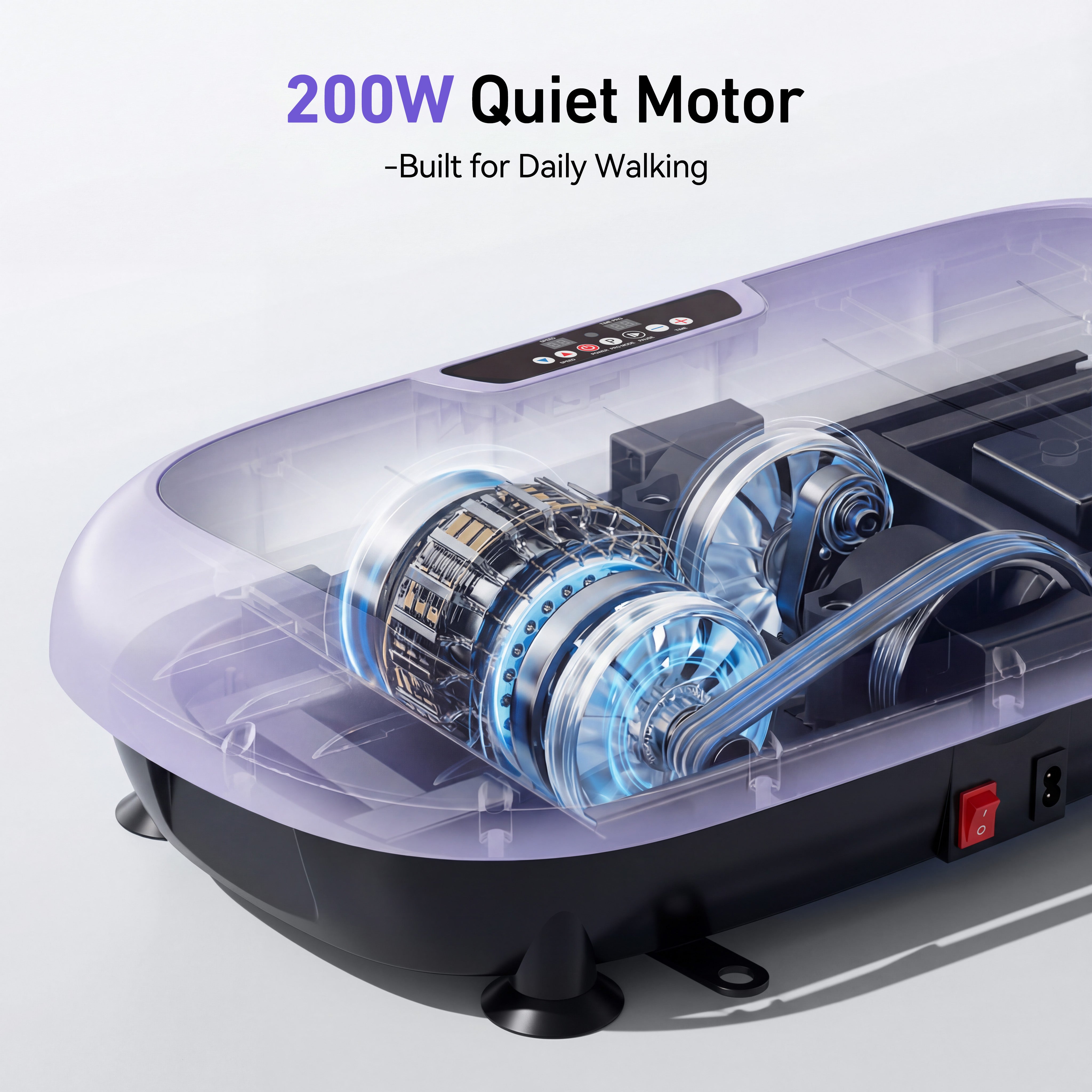 DeerRun® High-Power Full‑Body Vibration Plate Workout, 440lbs