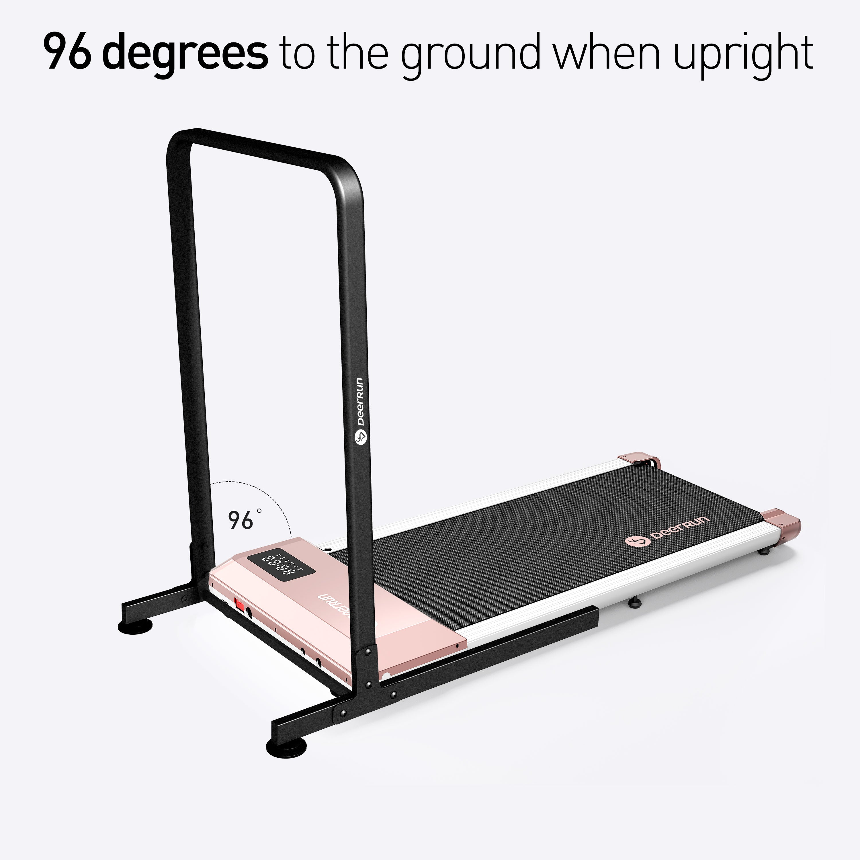 DeerRun Q1 Urban Plus Smart Walking pad Treadmill with Remote Control - 300 Lbs