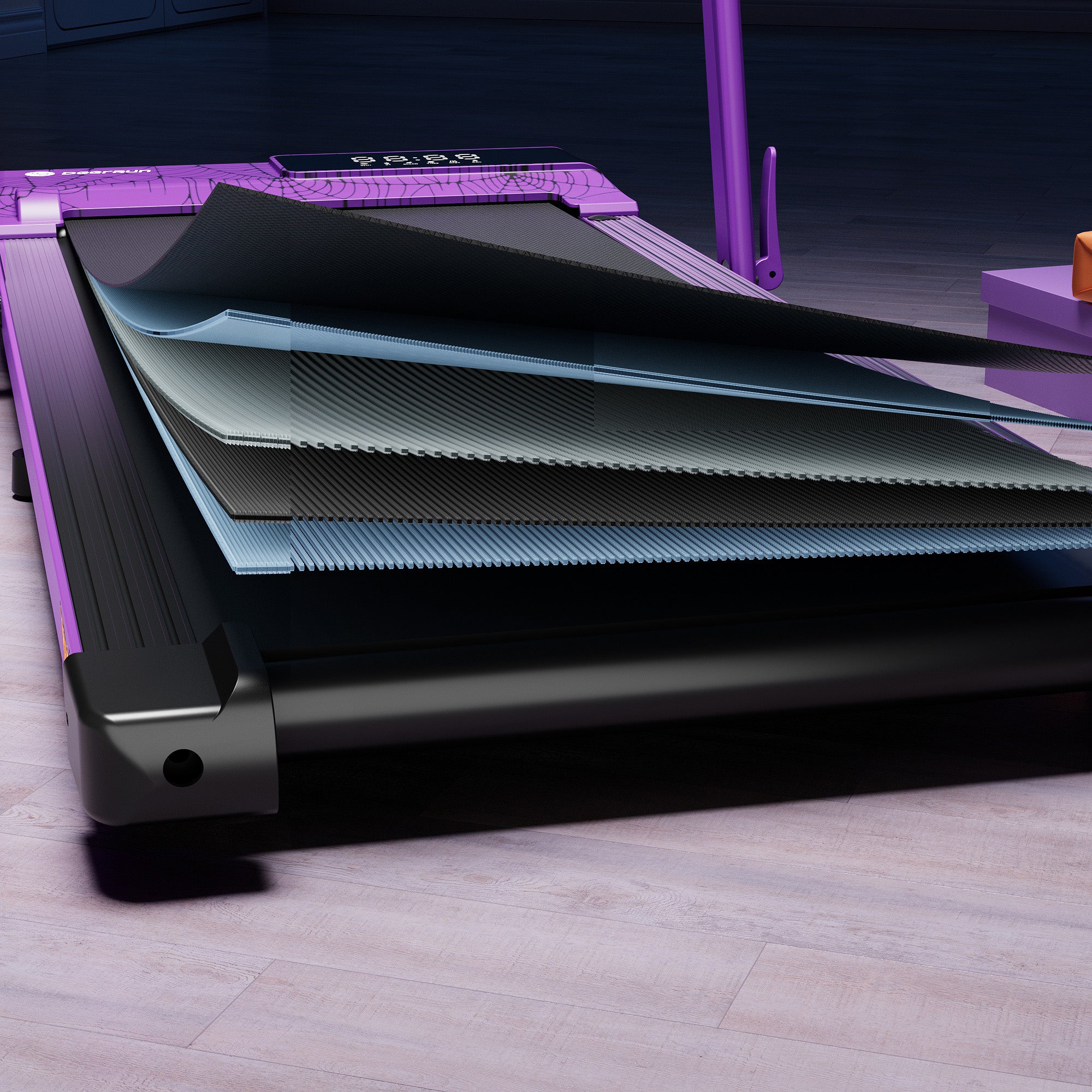 2025 Halloween Limited Edition Smart Foldable Treadmill Purple Cobweb | The Perfect Gift for Family Health