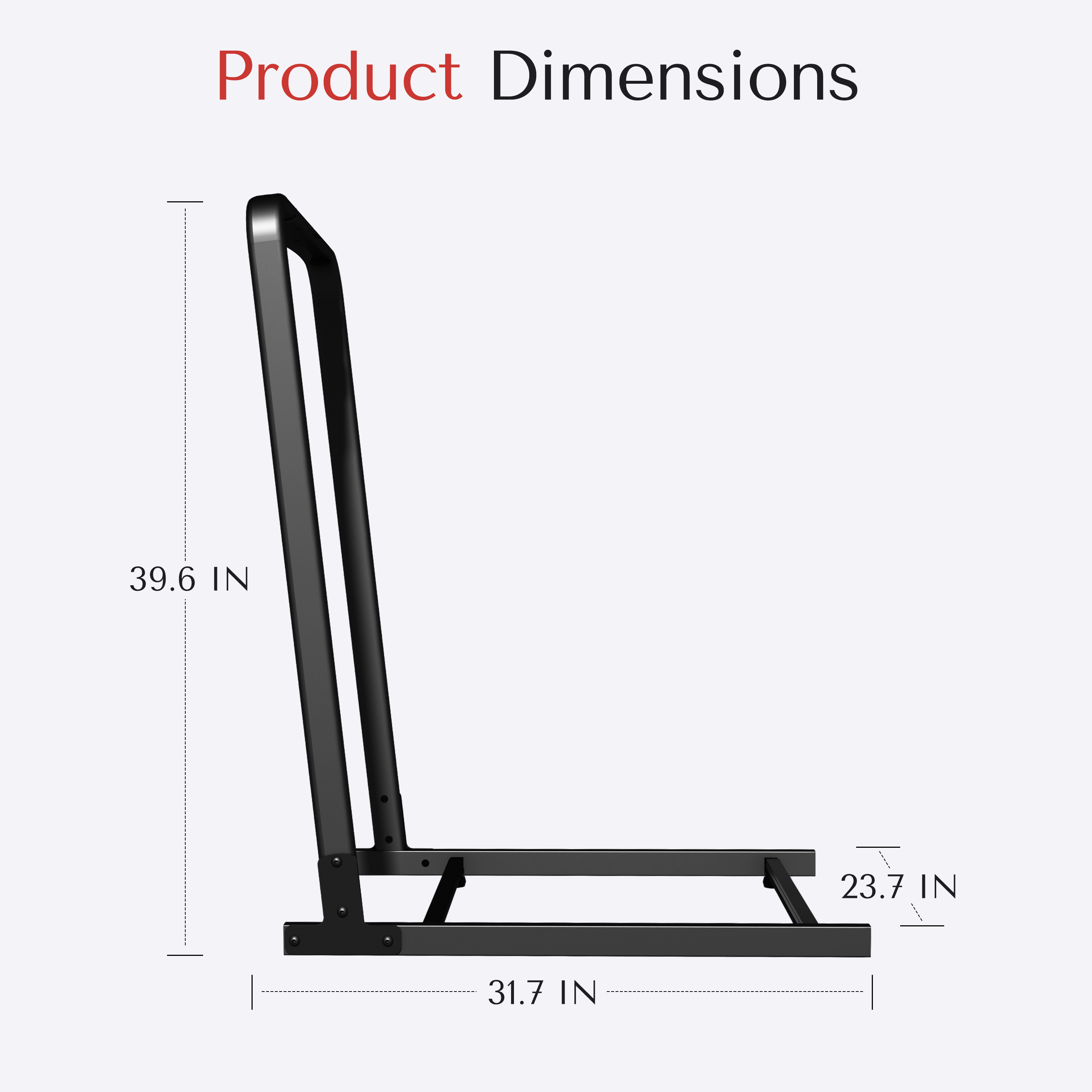 DeerRun® Detachable Handrail for Deerrun Walking Pad Q1 Urban and Q1 Classic