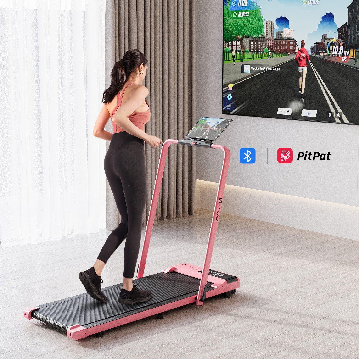 DeerRun & Mother's Day Smart 2 in 1 Folding Treadmill - Special Gift Limited Edition