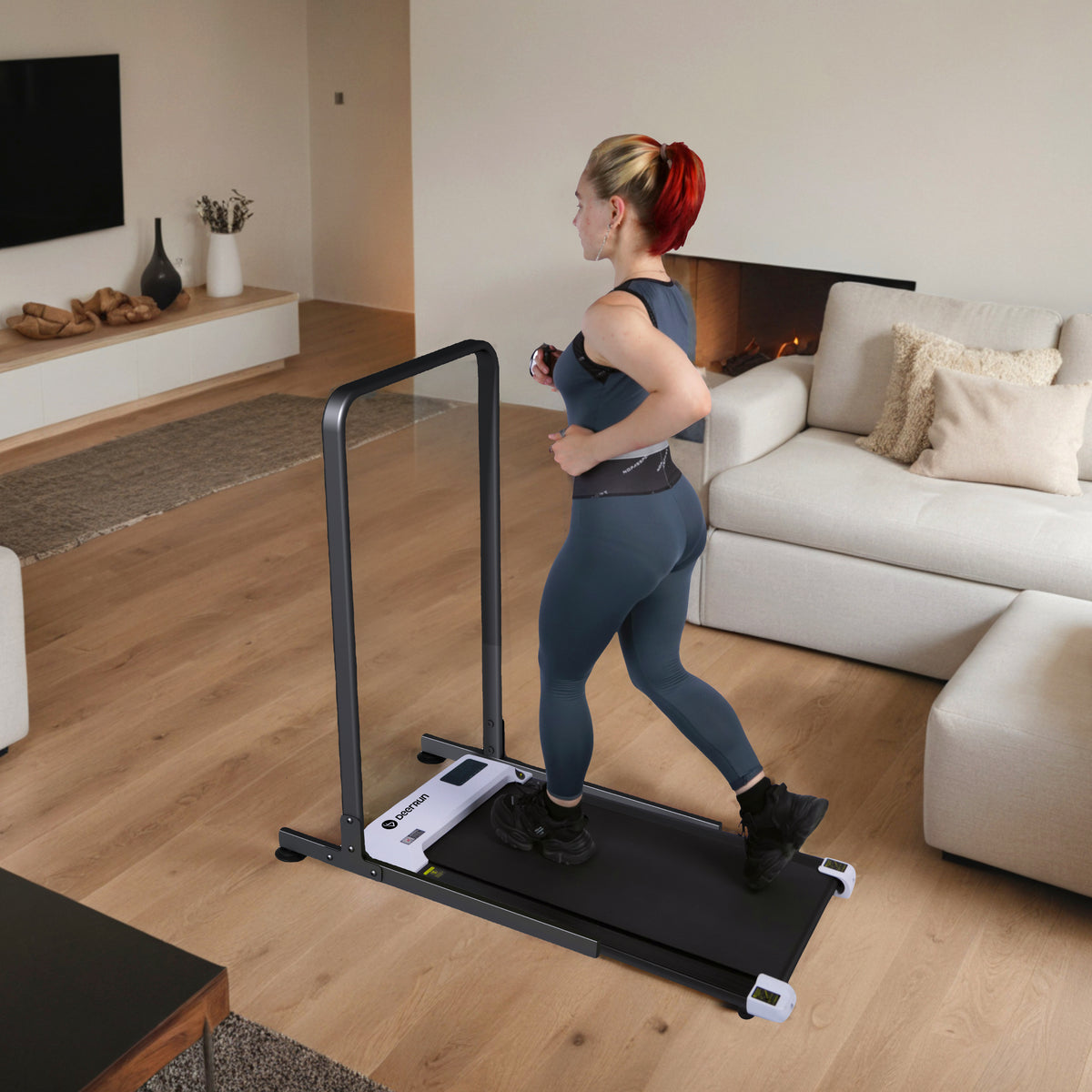 Exercise Hand Rails DeerRun® Detachable Handrail for Q1 Urban & Q1 Classic Walking Pad