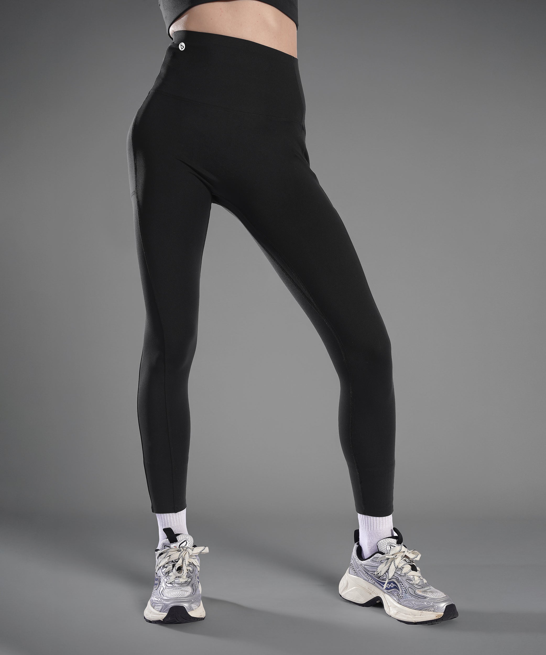 DeerRun® High-Waist Workout Legging 25'', with Dual Pockets