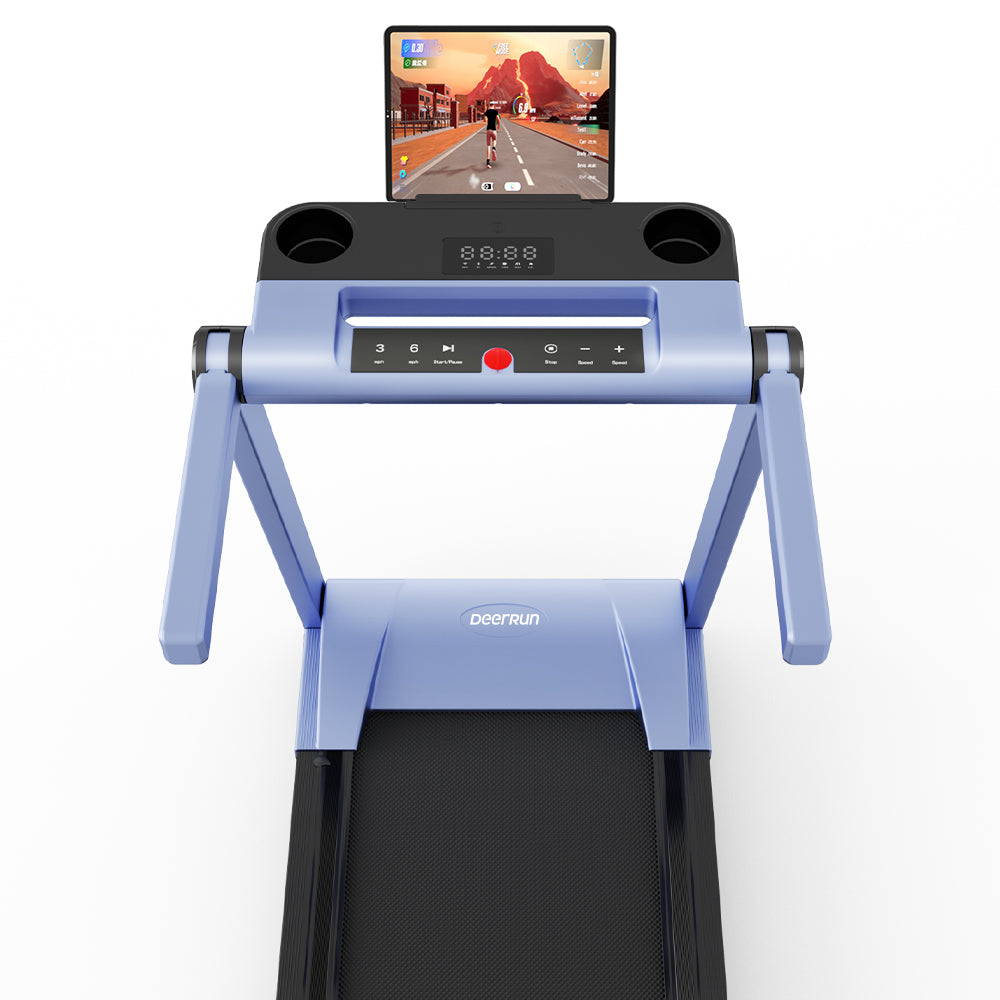 DeerRun A1 Pro Move+  6% Incline Foldable Treadmill——2025 Upgraded Chip & NFC Support | 350Lbs, 10mph