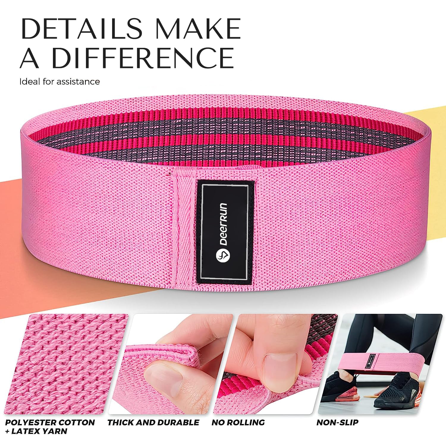 DeerRun® Resistance Bands, Pilates Flexbands