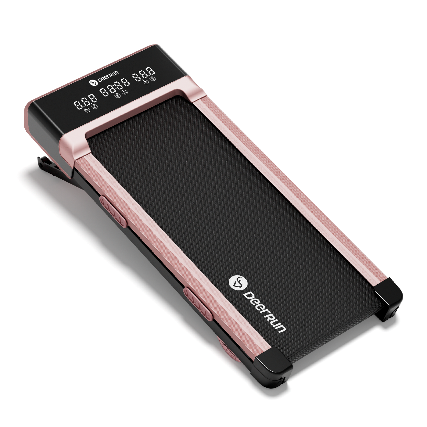 DeerRun Z10 12% Auto Incline Smart Walking Pad Treadmill with remote control-Pink