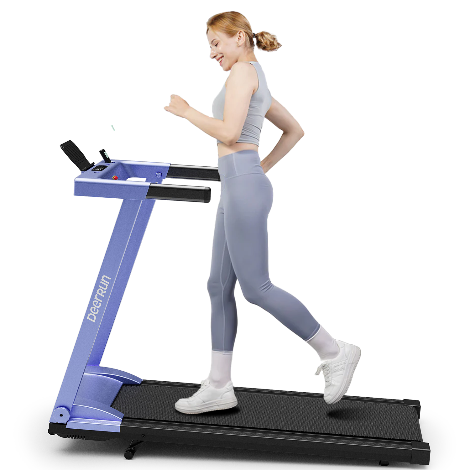 DeerRun A1 Folding Smart Treadmill with  6% Incline - Support Bluetooth & Remote Wireless Control