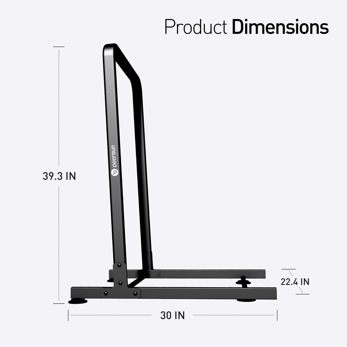 Treadmill Standing Rails DeerRun® Detachable Handrail for Q1 Urban / Q1 Urban Plus / Q2 Urban