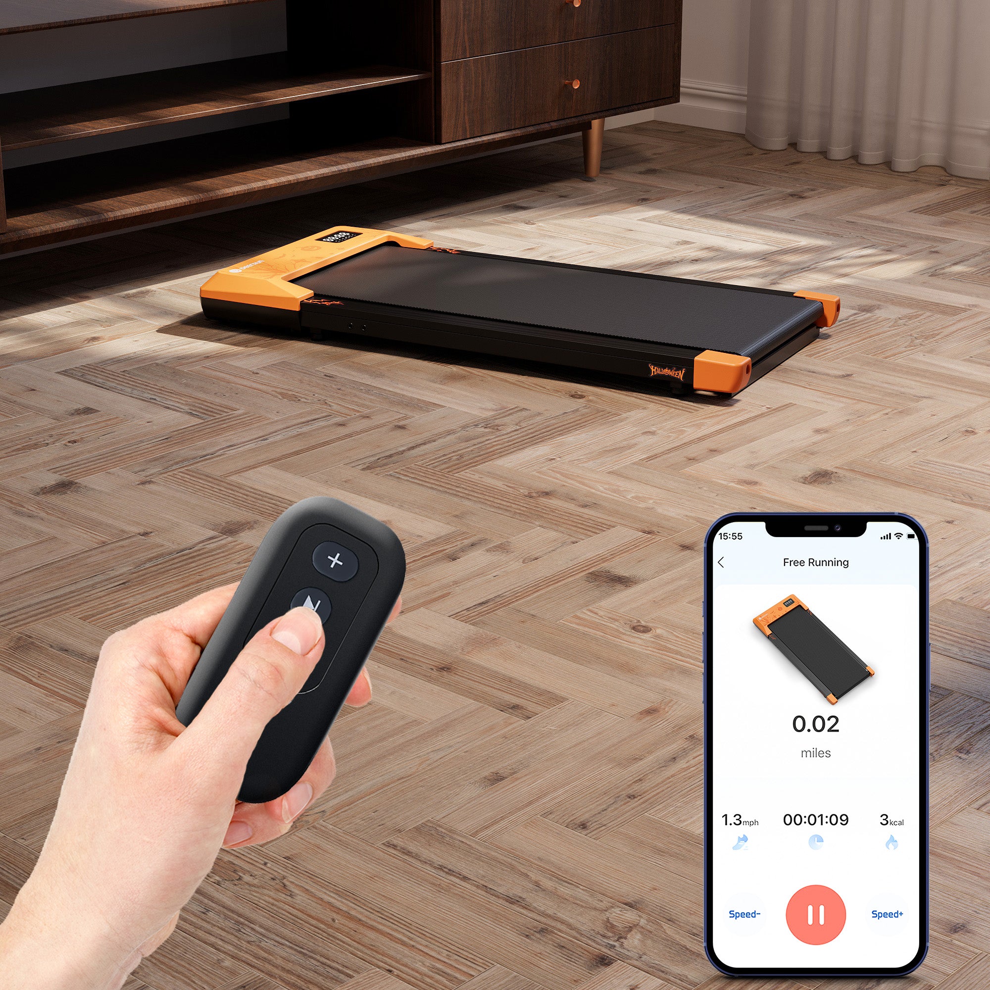 DeerRun Q1 Halloween Edition walking pad treadmill - Season Fitness Gift & Lifestyle Upgrade