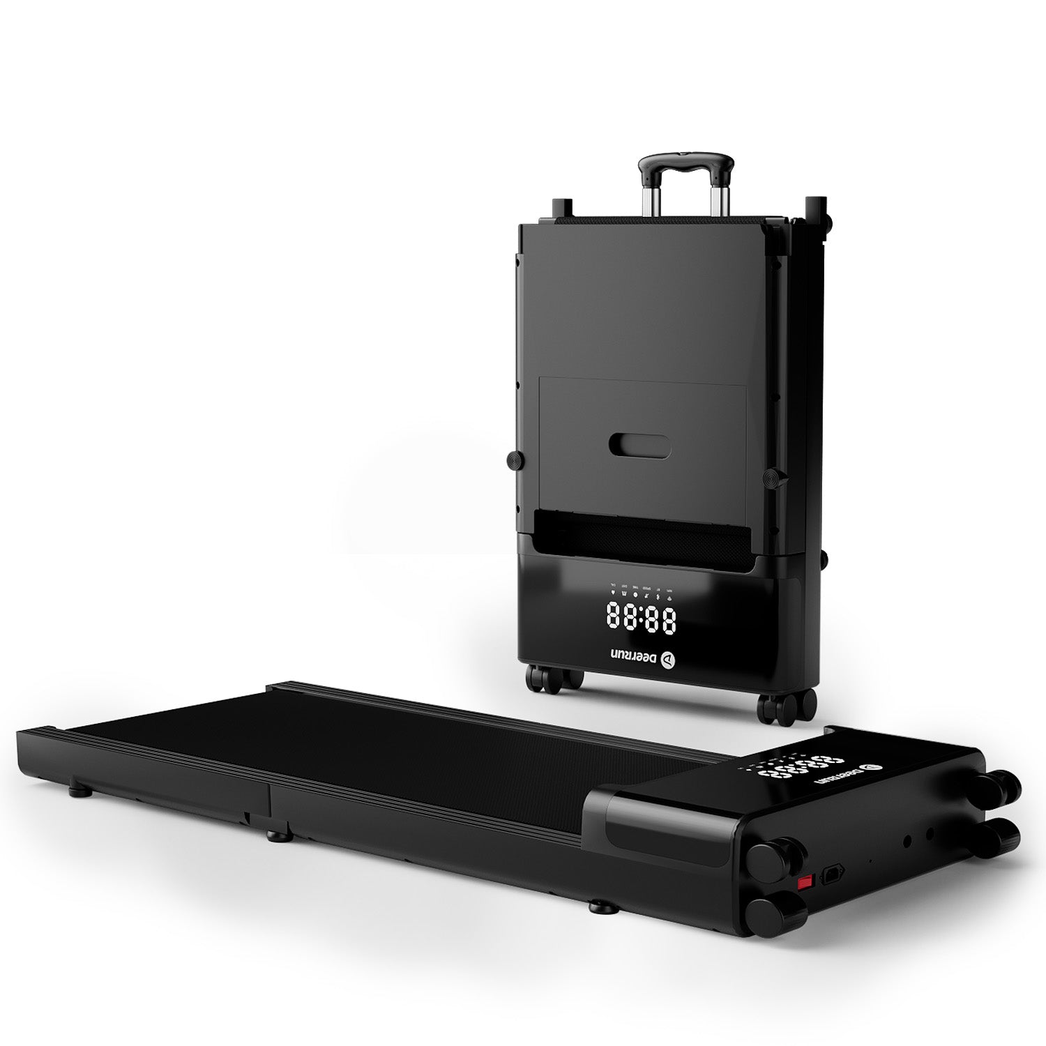 DeerRun Z20 Suitcase-Style Treadmill – Foldable Deck, Ultra Compact with LED Display