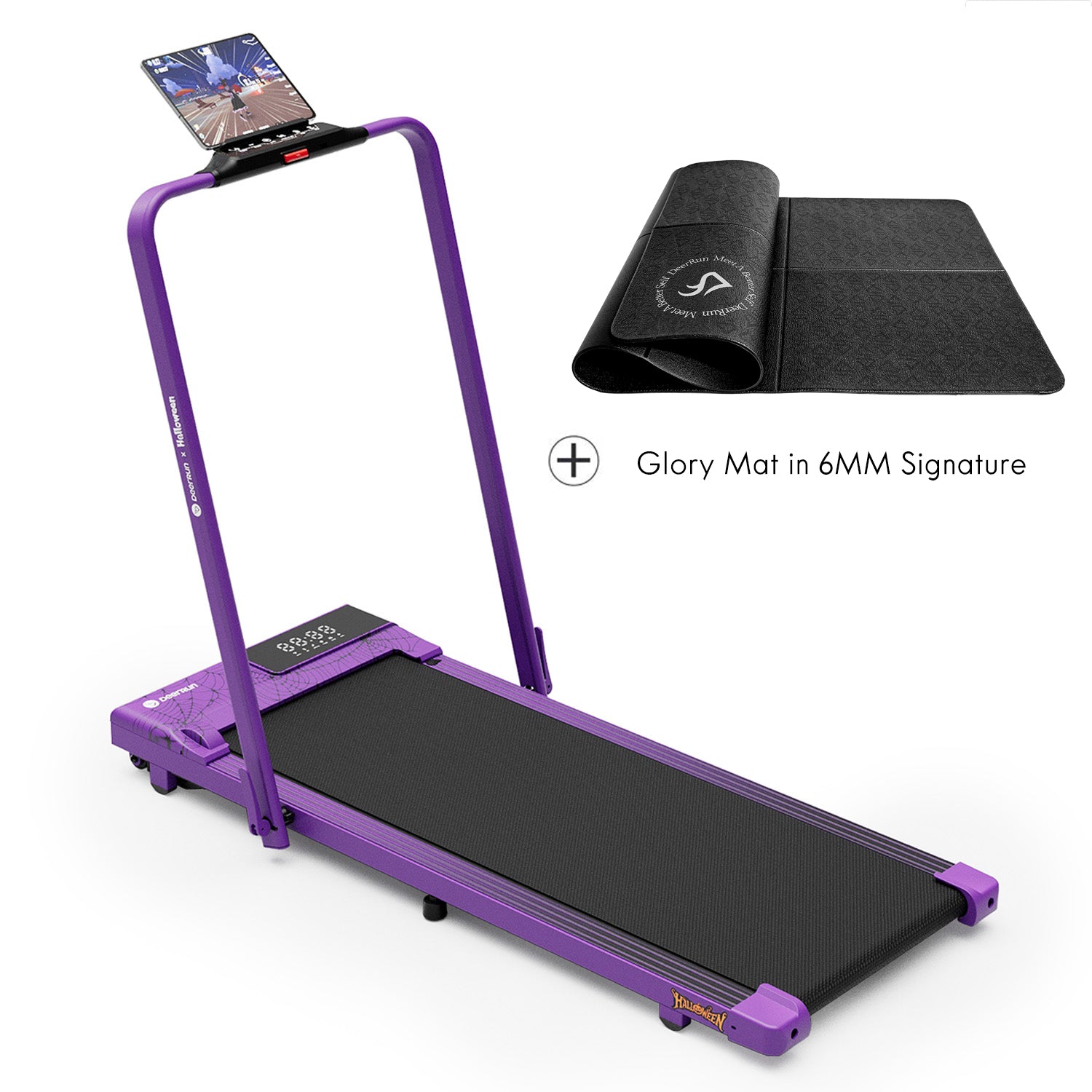 2025 Halloween Limited Edition Smart Foldable Treadmill Purple Cobweb | The Perfect Gift for Family Health