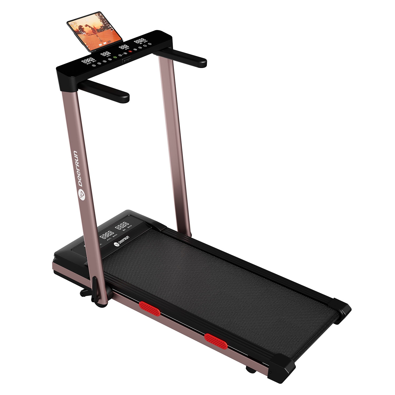 DeerRun Z10 Pro Muse Type 2 in 1 Foldable Treadmill with Remote Control, 12% Auto Incline