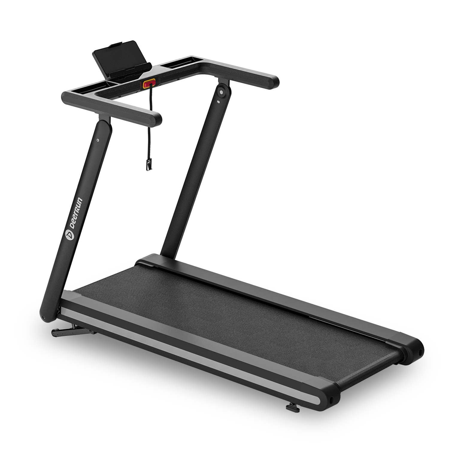 DeerRun X20 Treadmill with 15% Auto Incline Full Running Deck Treadmill Support Bluetooth & Remote Wireless Control