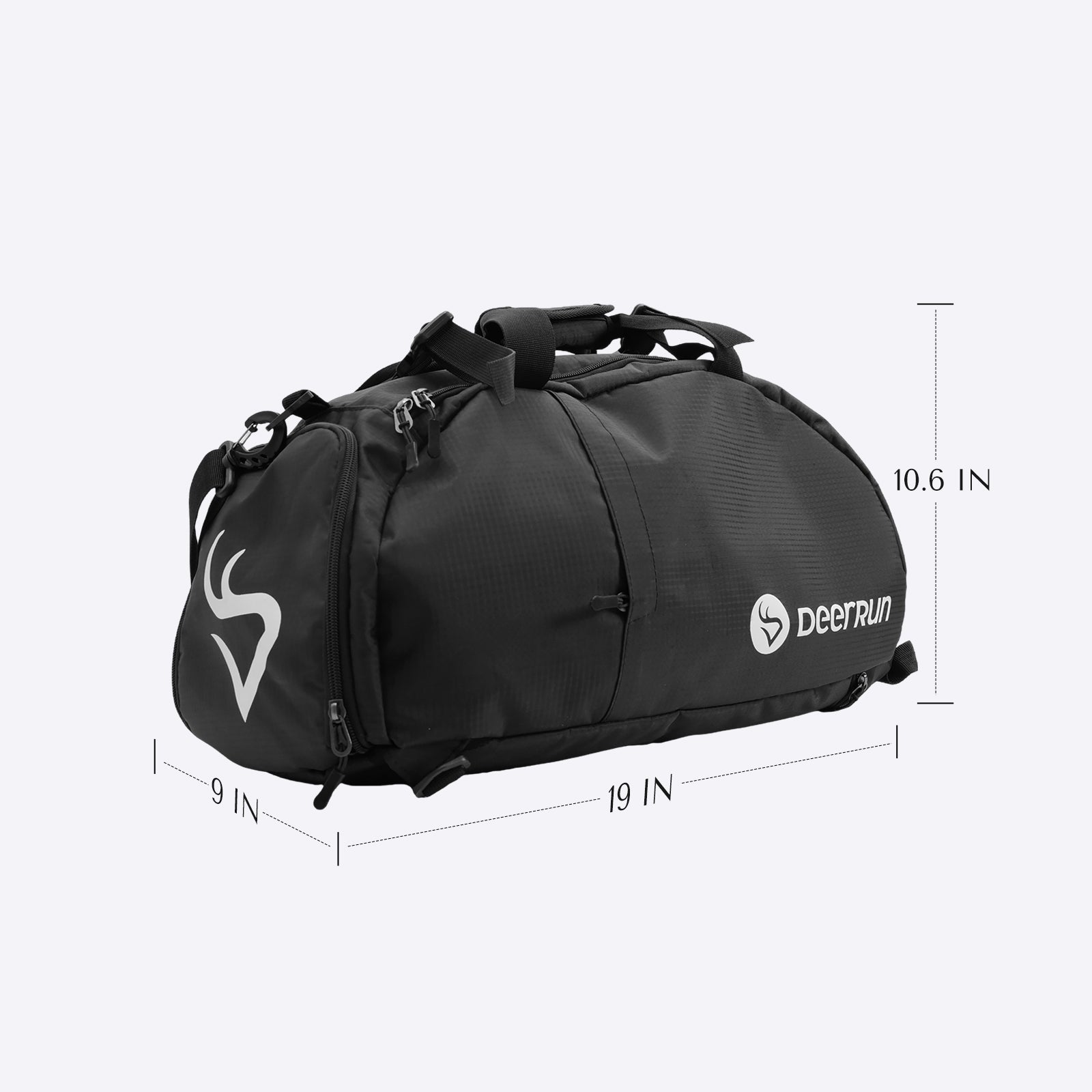 【In stock】DeerRun® Ultimate Gym Bag with Water Resistant Pouch