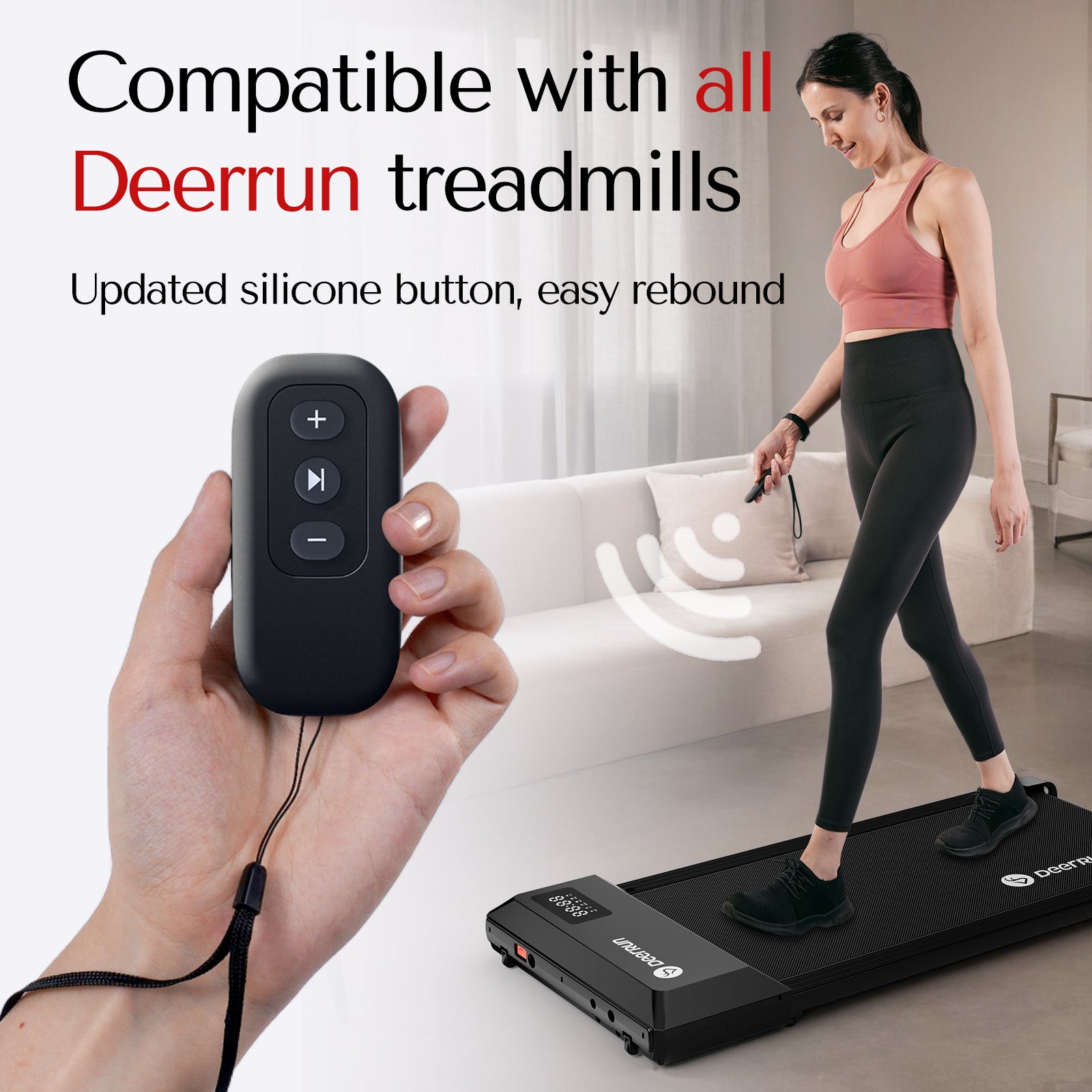 DeerRun® 3-button Remote Control for treadmills & Walking Pad