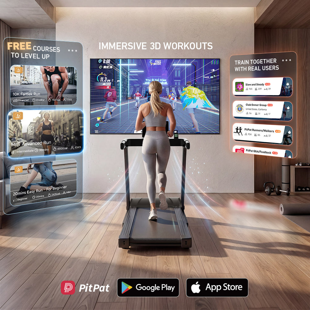 DeerRun All-New 2026 A1 Pro Move+ Smart Foldable Treadmill with 6% Inc