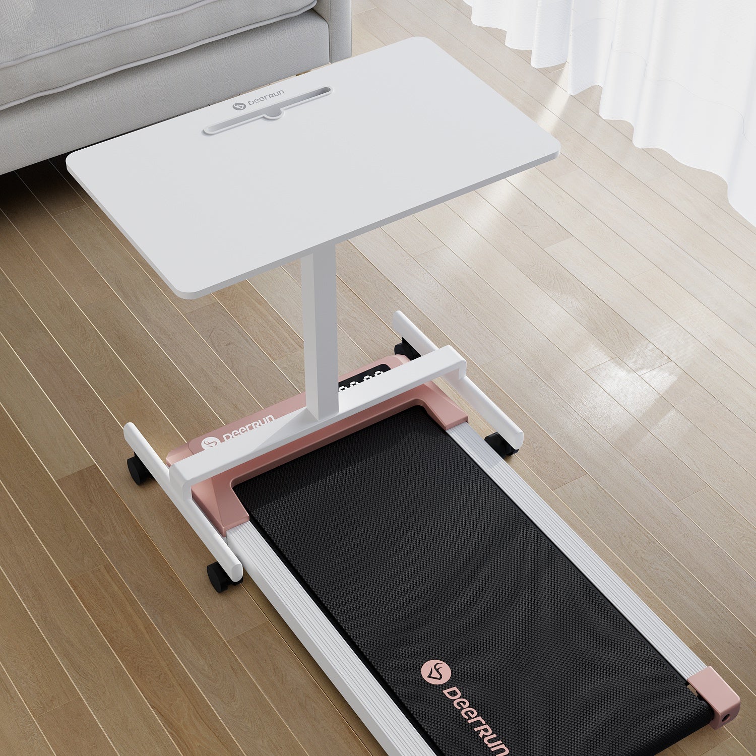 DeerRun Q1 Urban Plus Smart Walking pad Treadmill with Remote Control - 350 Lbs