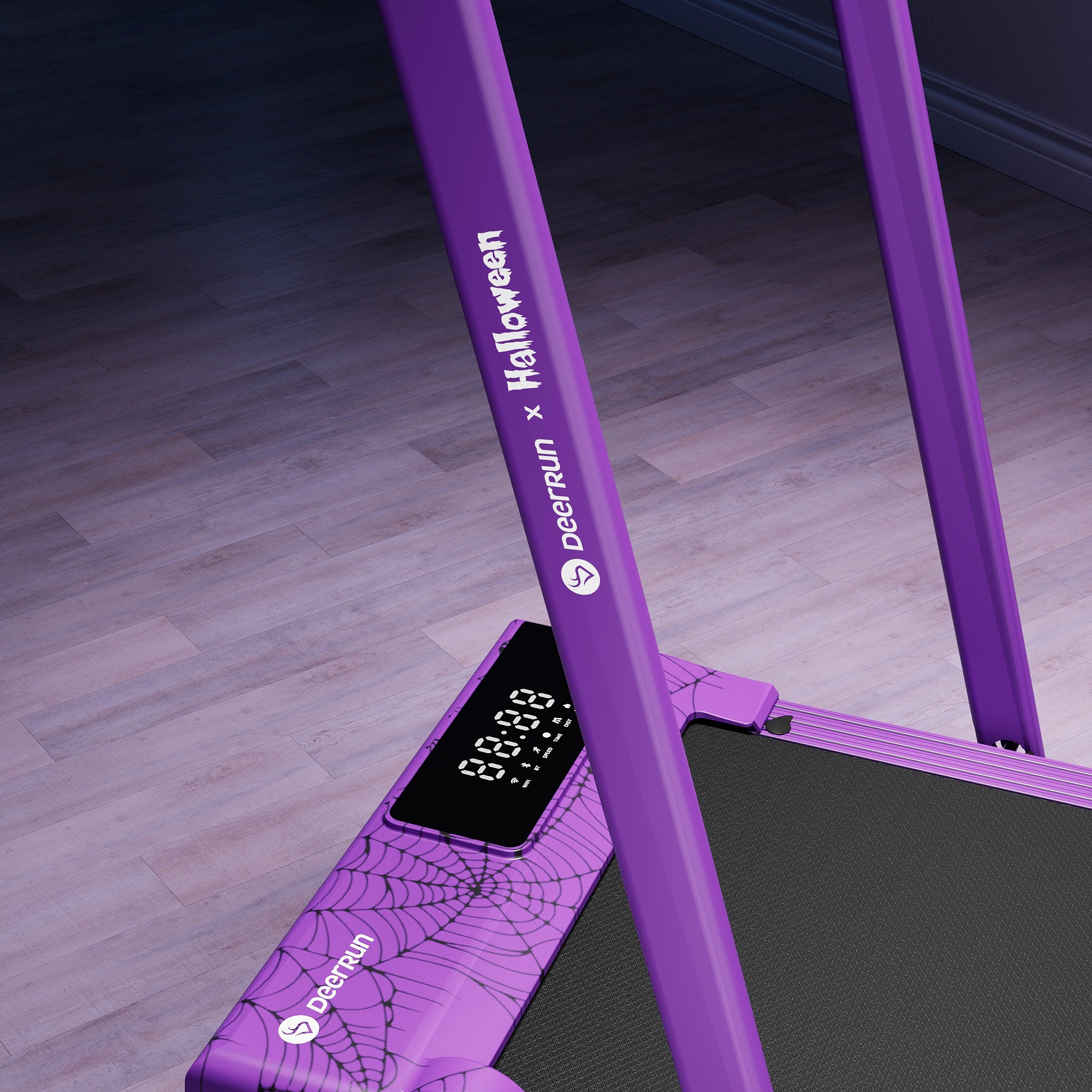 2025 Halloween Limited Edition Smart Foldable Treadmill Purple Cobweb | The Perfect Gift for Family Health