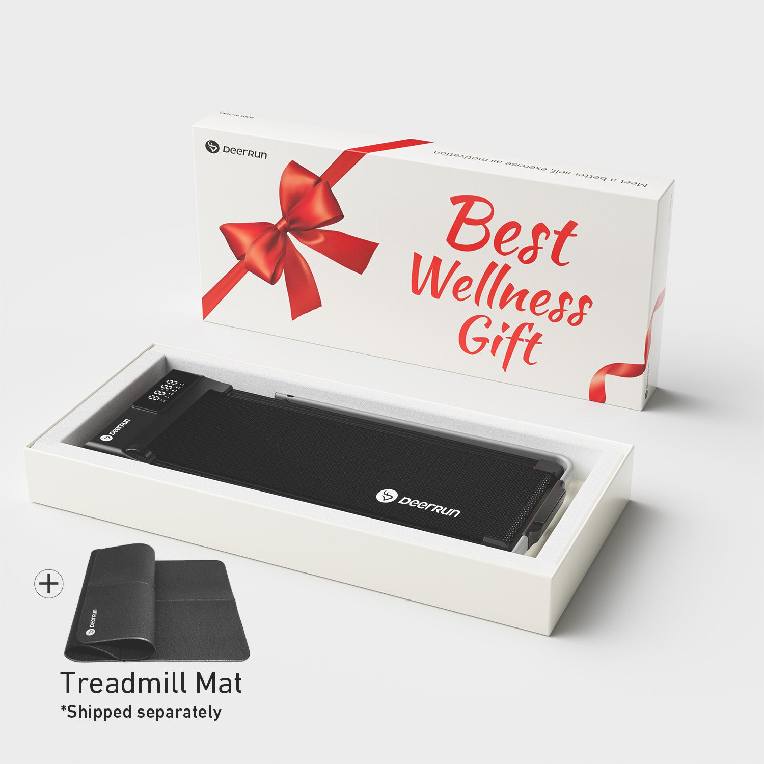 DeerRun A5 PRO Vitality – 2025 Smart 2-in-1 Foldable Treadmill, Upgraded Chip & NFC Support | 7.5mph, 300Lbs