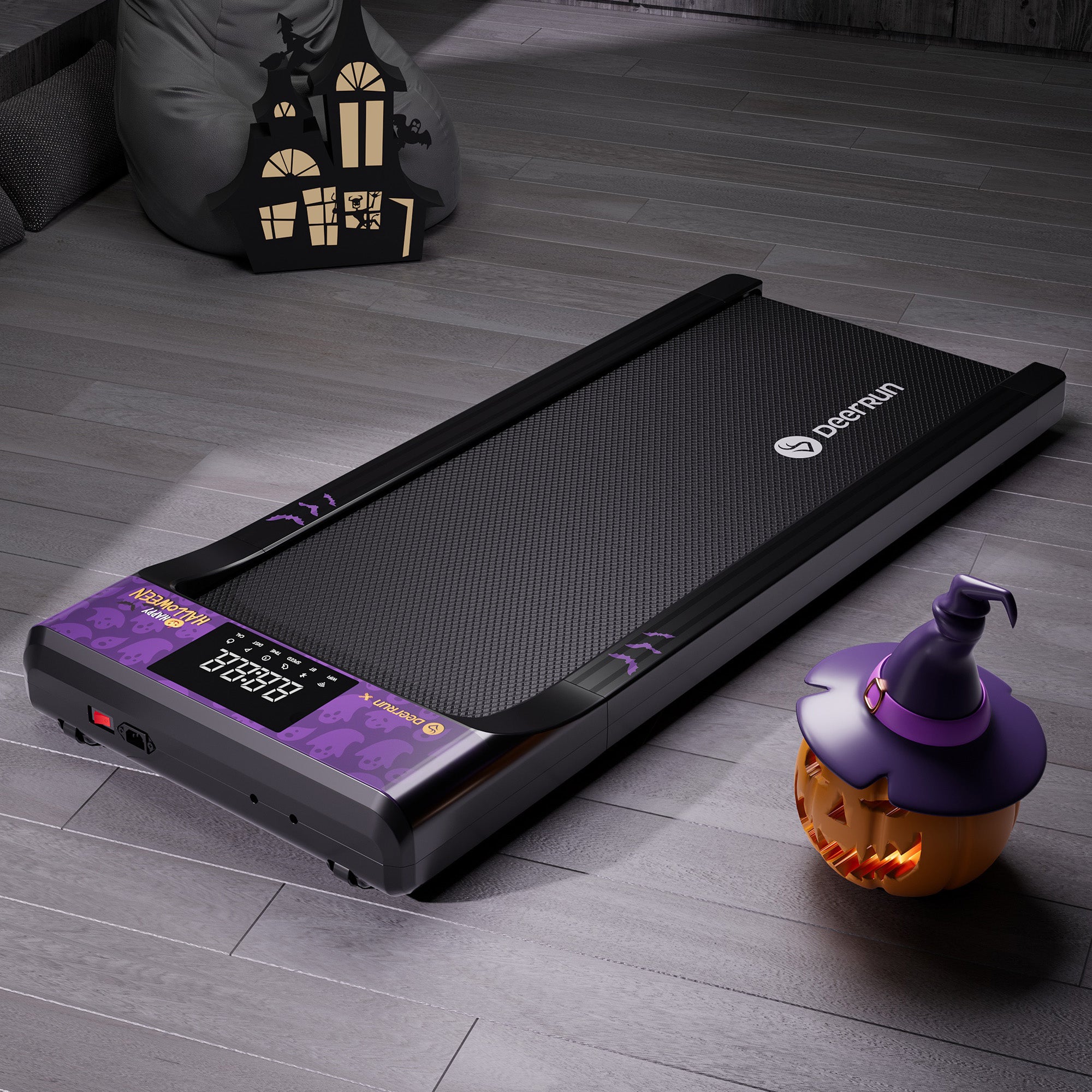 DeerRun＆Halloween Spooky Scribble Longer Size walking pad treadmill - only sold on the official website