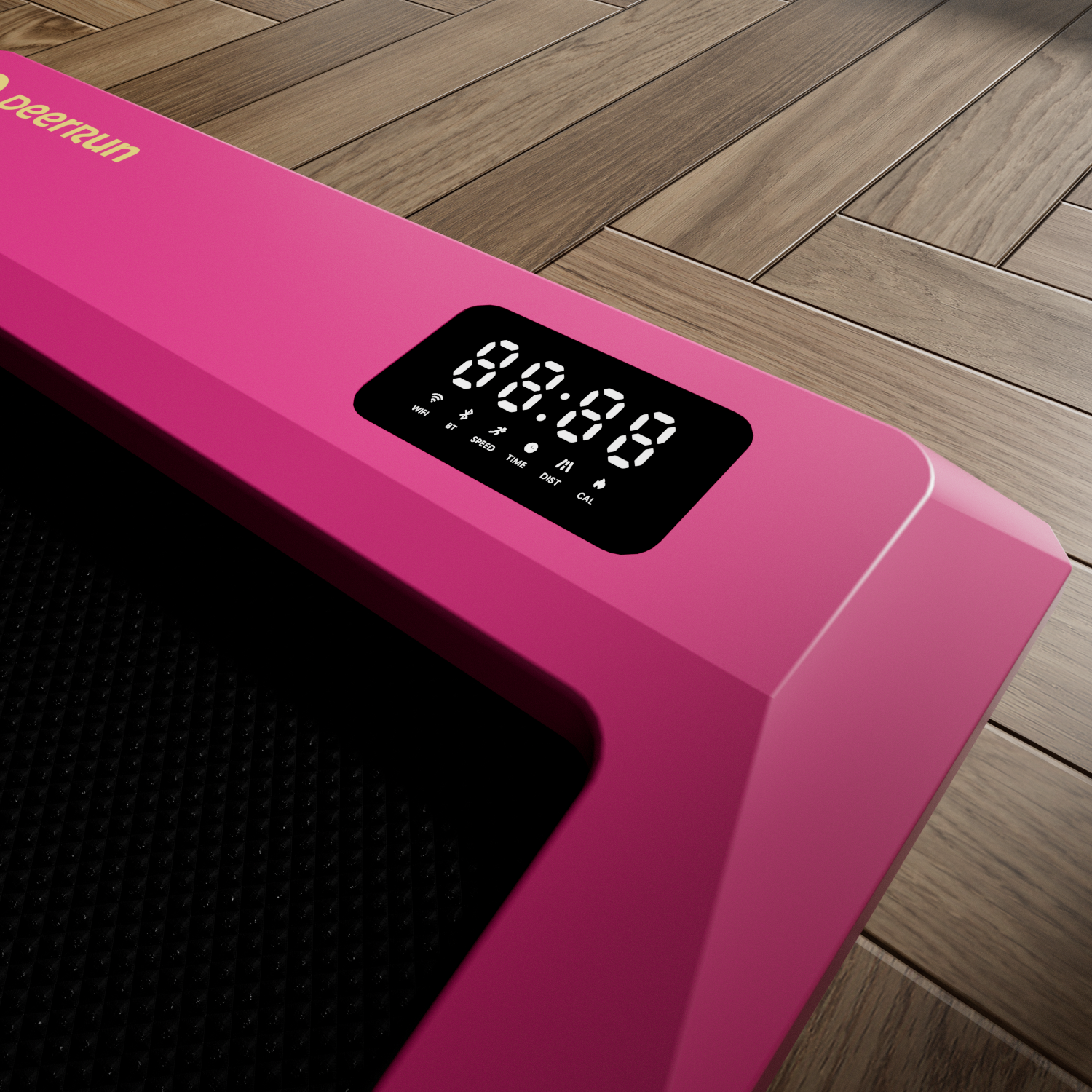 Valentine's Gift 7% Incline Under-Desk Walking Pad Treadmill - Black Pink