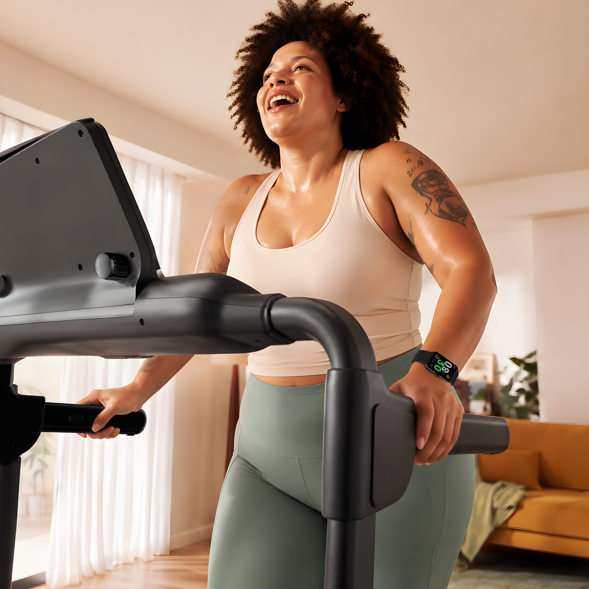 DeerRun Flex Rise 1 Walk-to-Run 15% Auto Incline Foldable Treadmill with Full Running Deck