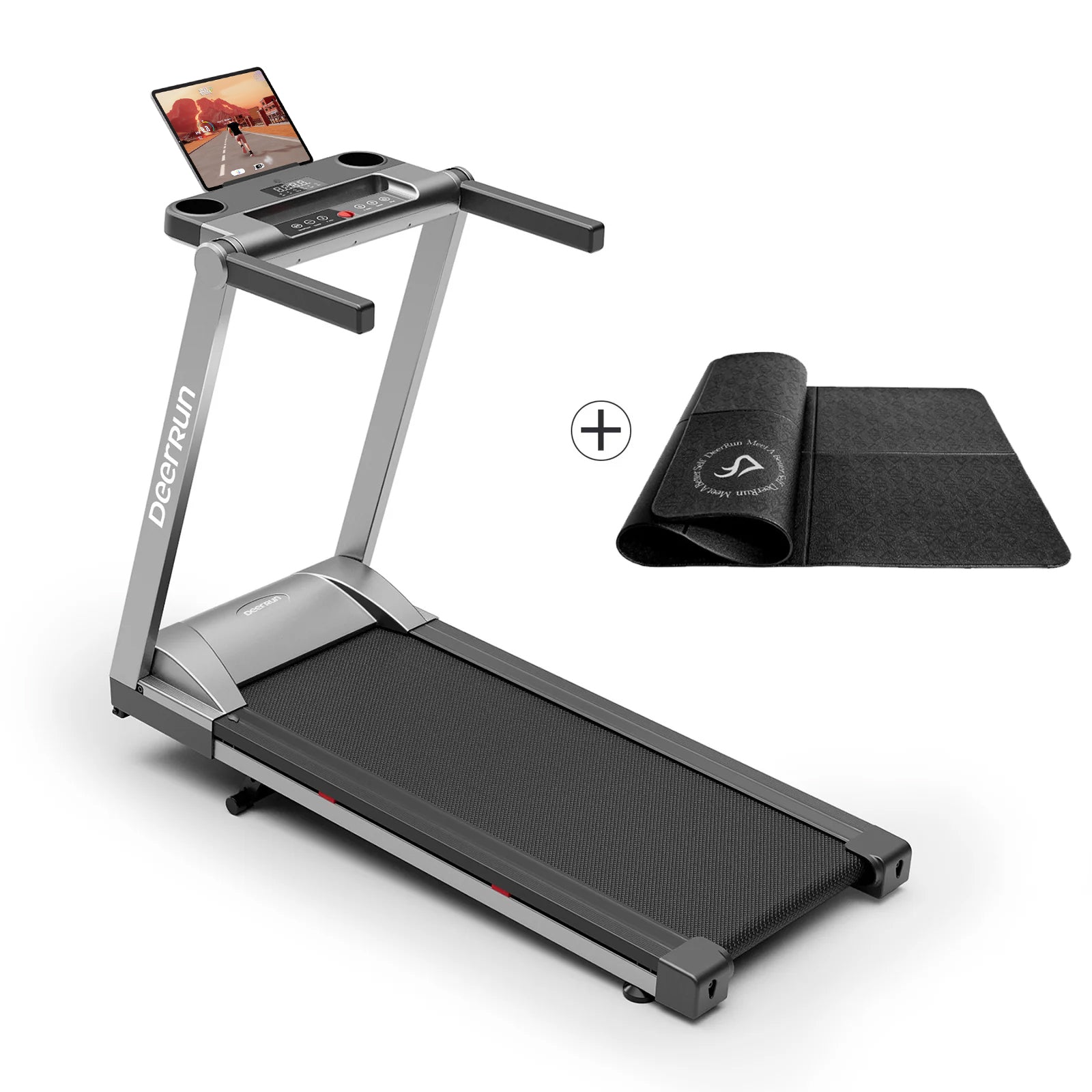 DeerRun A1 Pro Move+  6% Incline Foldable Treadmill——2025 Upgraded Chip & NFC Support | 350Lbs, 10mph