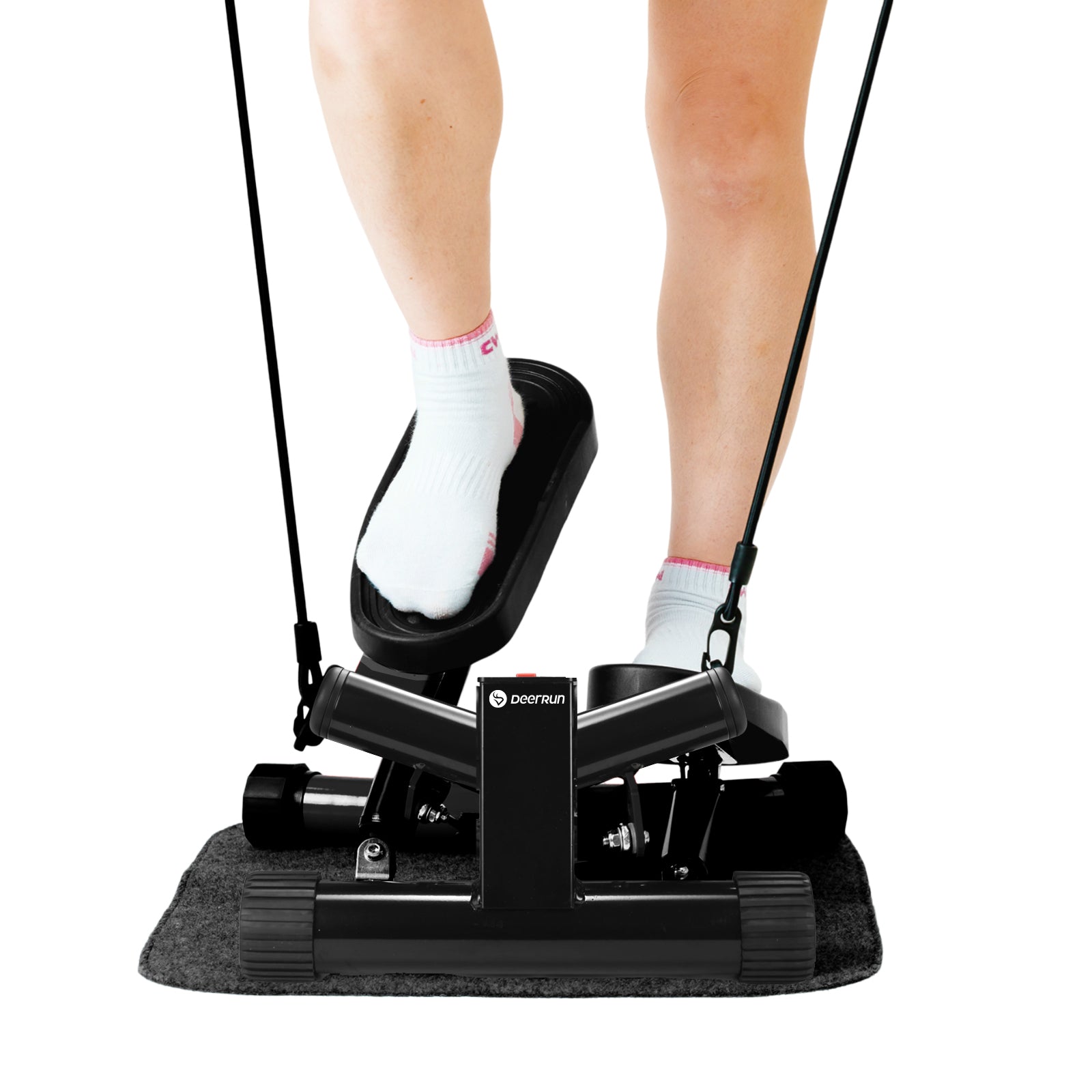 DeerRun® Steppers for Exercise - Hydraulic Stepper with LCD Monitor