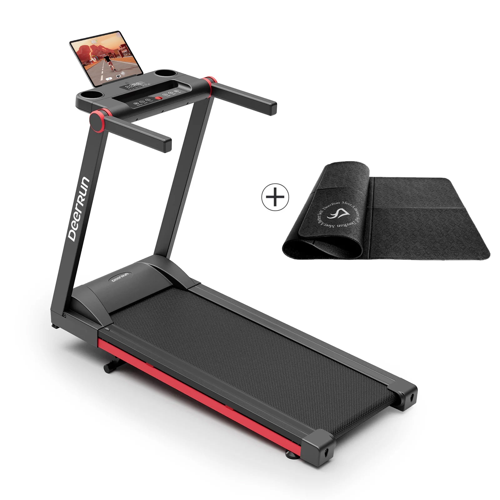 DeerRun A1 Pro Move+  6% Incline Foldable Treadmill——2025 Upgraded Chip & NFC Support | 350Lbs, 10mph