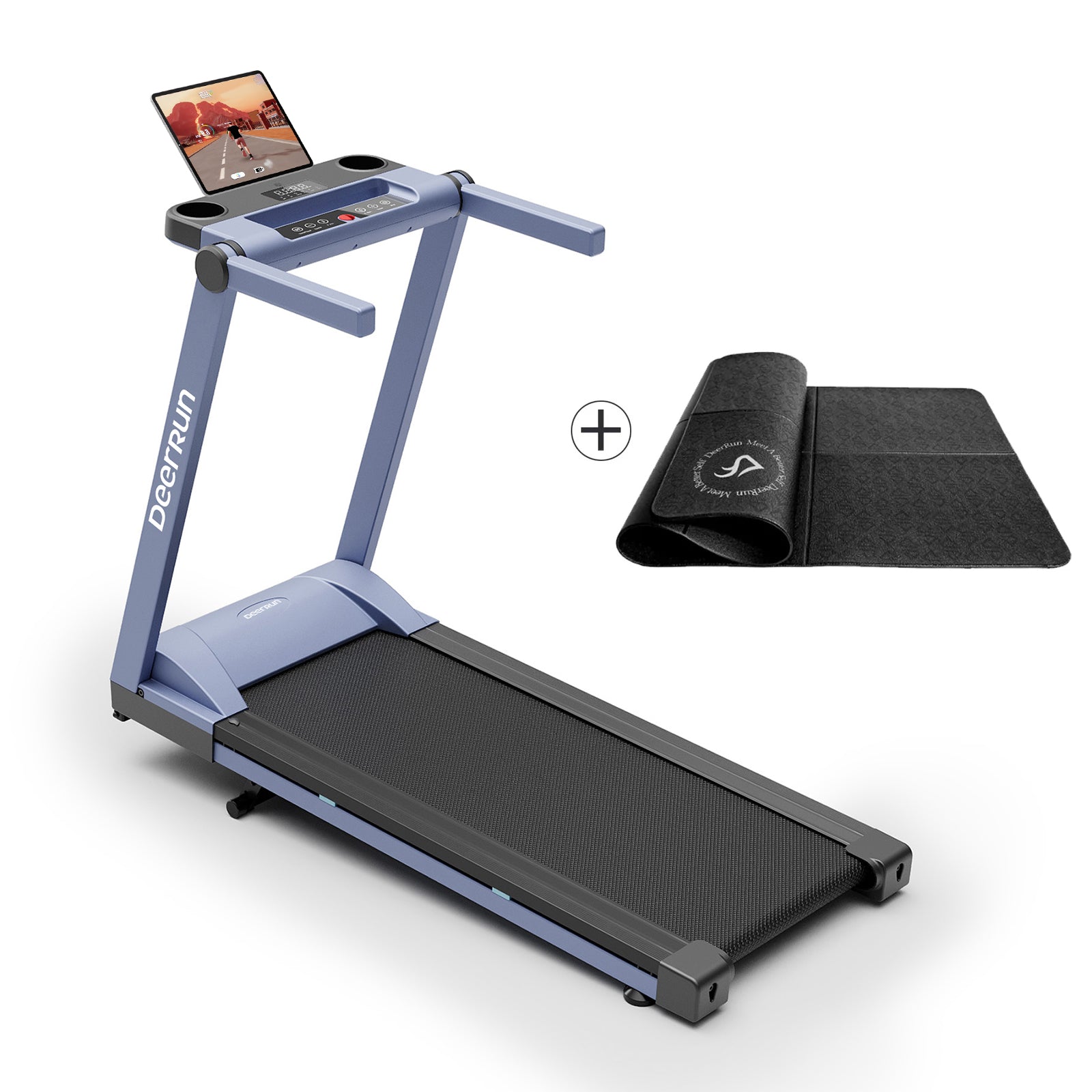 DeerRun A1 Pro Move+  6% Incline Foldable Treadmill——2025 Upgraded Chip & NFC Support | 350Lbs, 10mph
