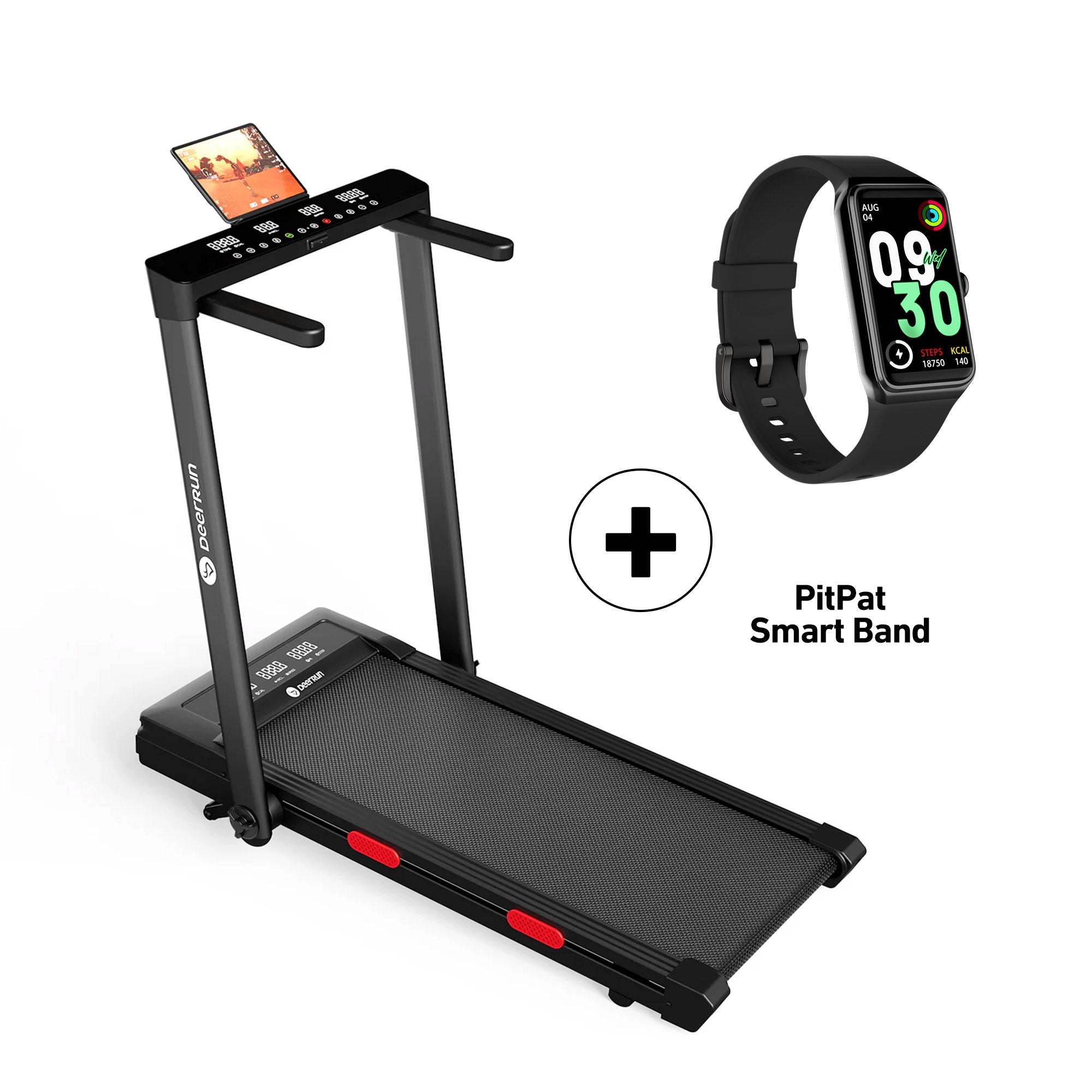 DeerRun Z10 Pro Muse Type 2 in 1 Foldable Treadmill with Remote Contro