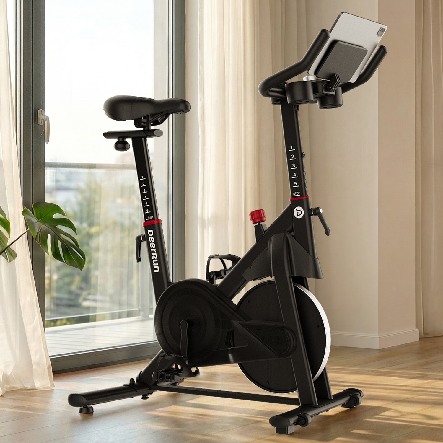 DeerRun S500 PM 25-level Magnetic Resistance Indoor Smart Bike with One-Way Bearing System