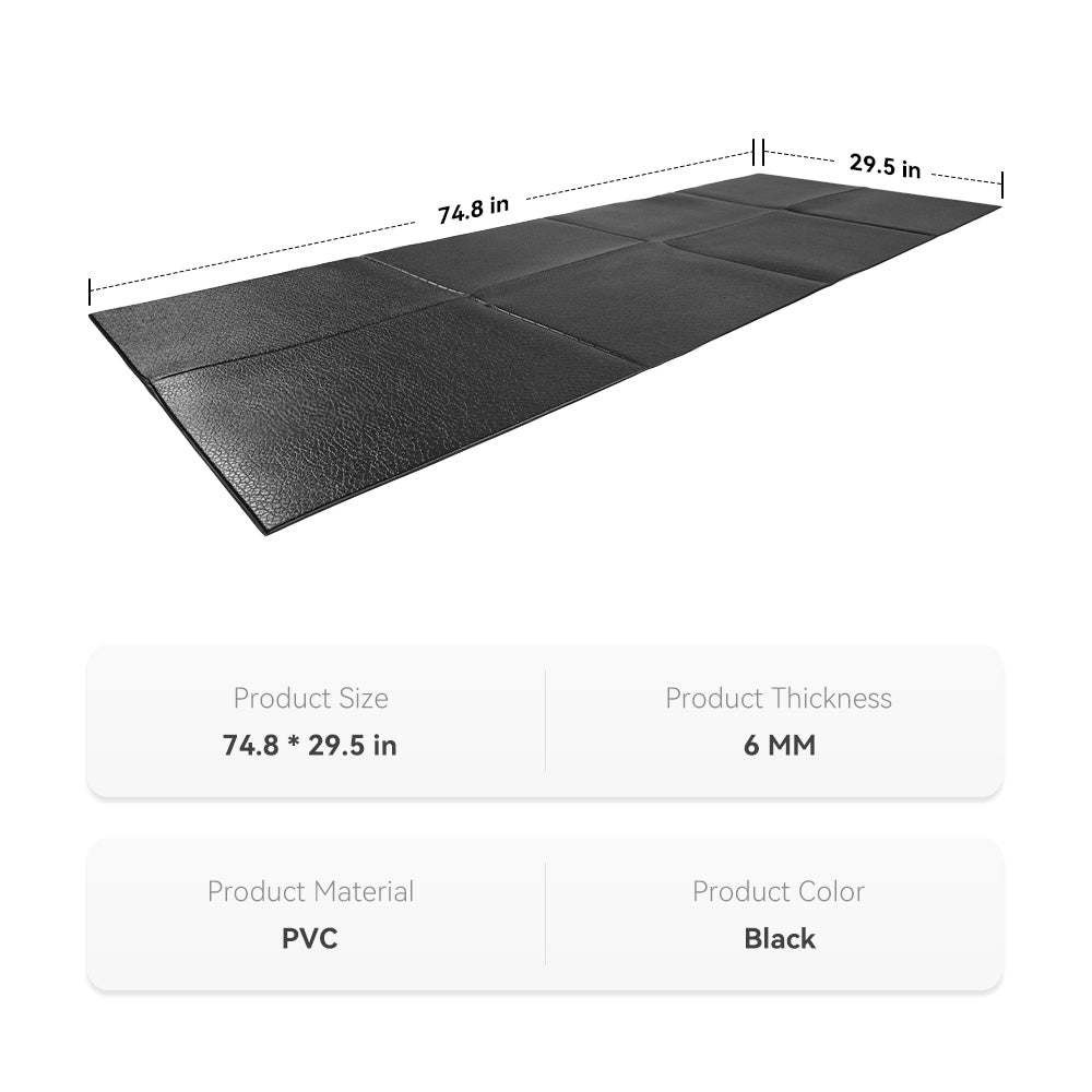 DeerRun® CoreBase Foldable Treadmill Mat - Waterproof, Anti-Slip, Noise-Reducing Design for Home Gyms