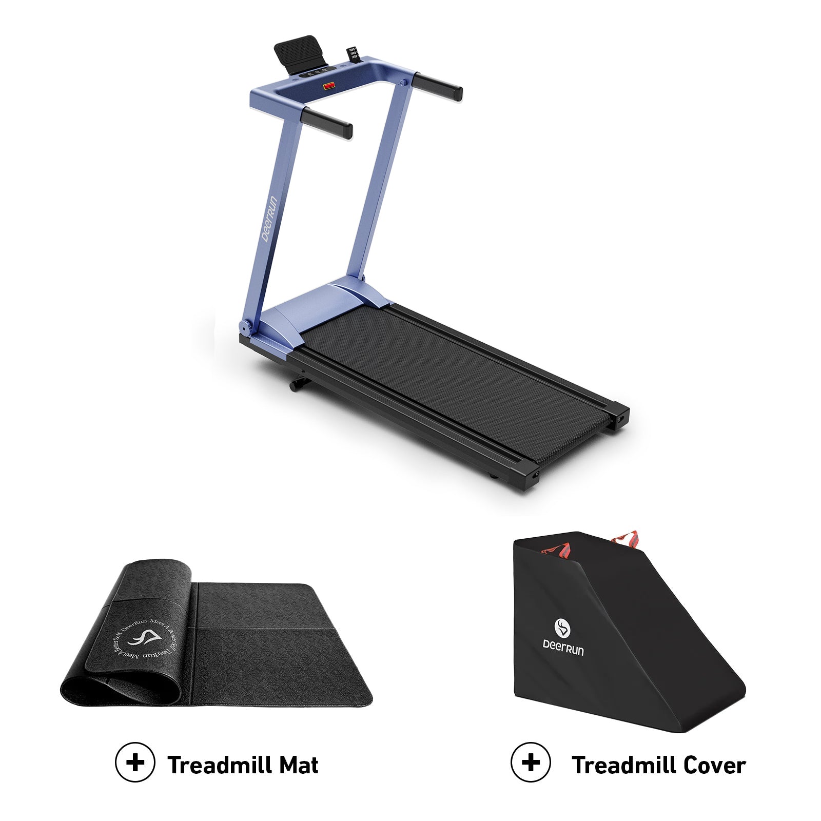 DeerRun A1 Pro Move+  6% Incline Foldable Treadmill——Upgraded Chip & NFC Support | 350Lbs, 10mph