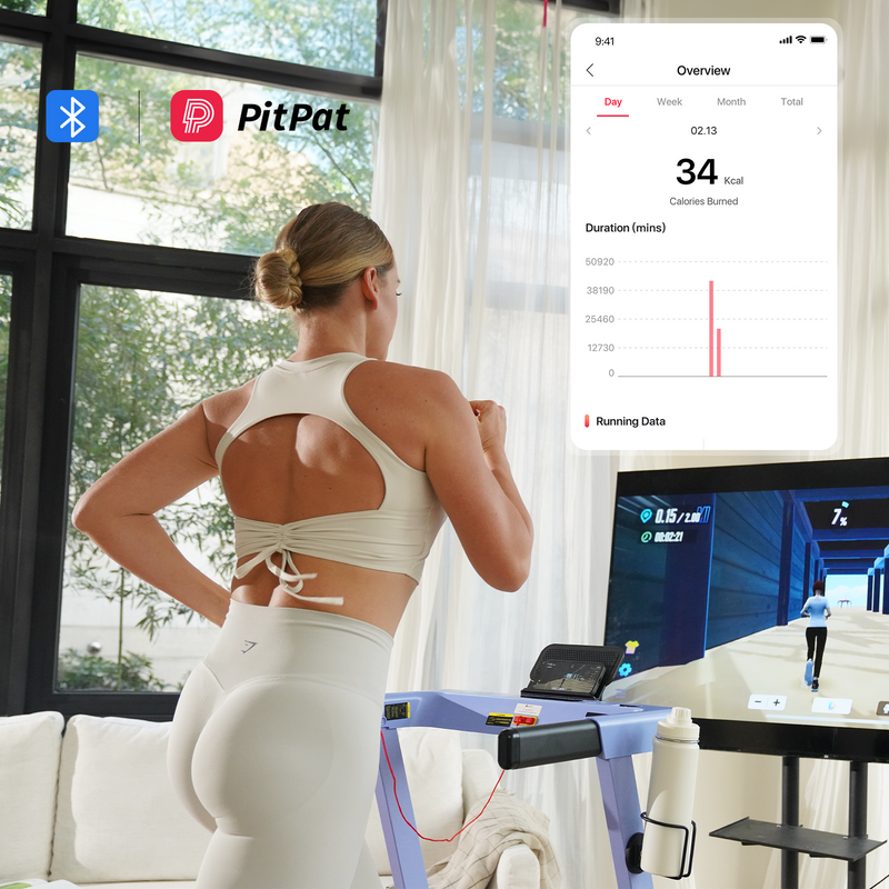 DeerRun A1 Pro Move+  6% Incline Foldable Treadmill——Upgraded Chip & NFC Support | 350Lbs, 10mph