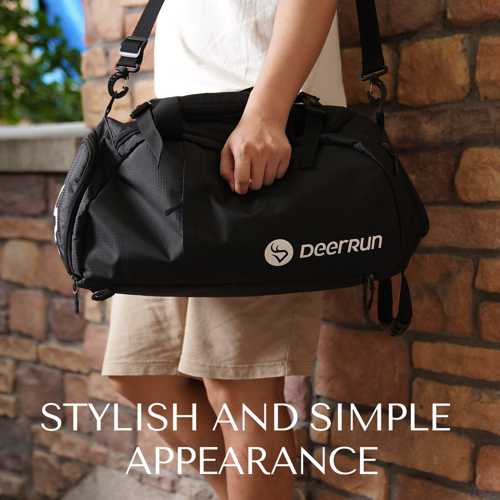 【In stock】DeerRun® Ultimate Gym Bag with Water Resistant Pouch