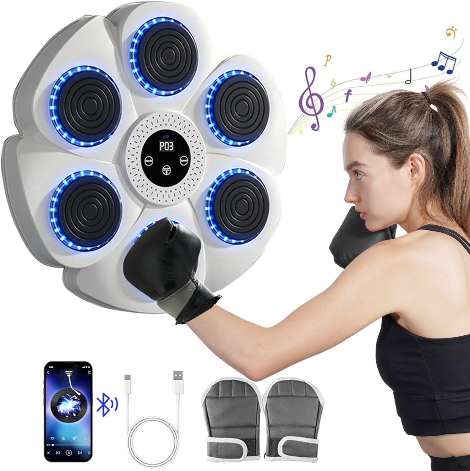 DeerRun® Smart Music Boxing Machine