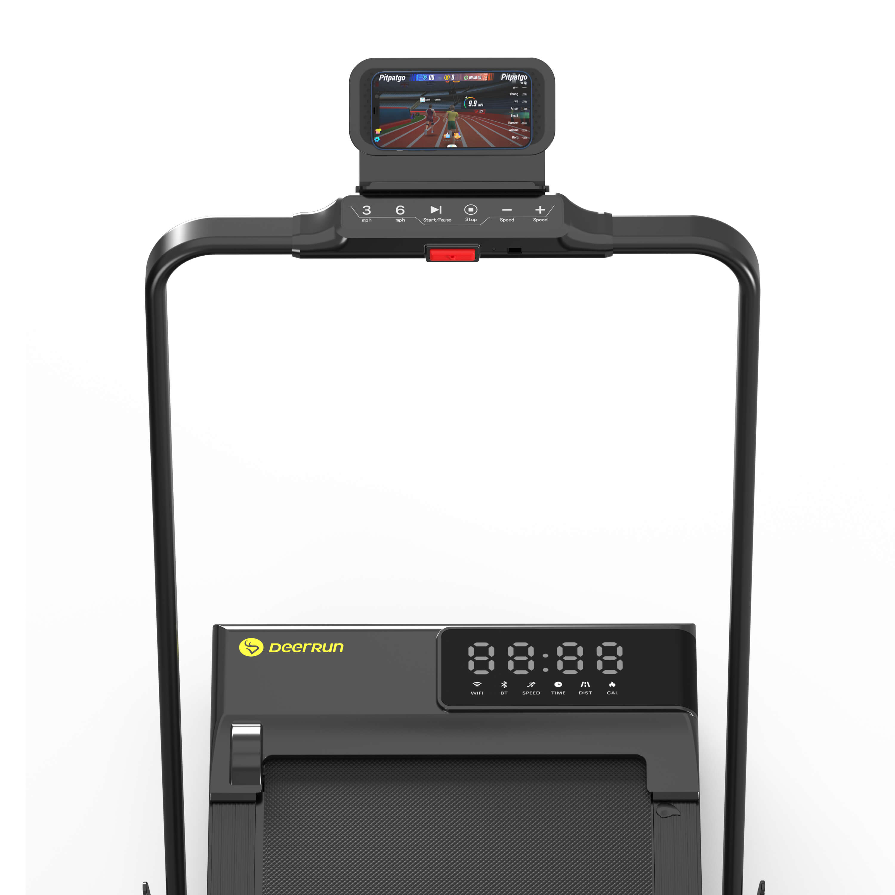 DeerRun A5 Pro Smart 2 in 1 Folding Treadmill Black