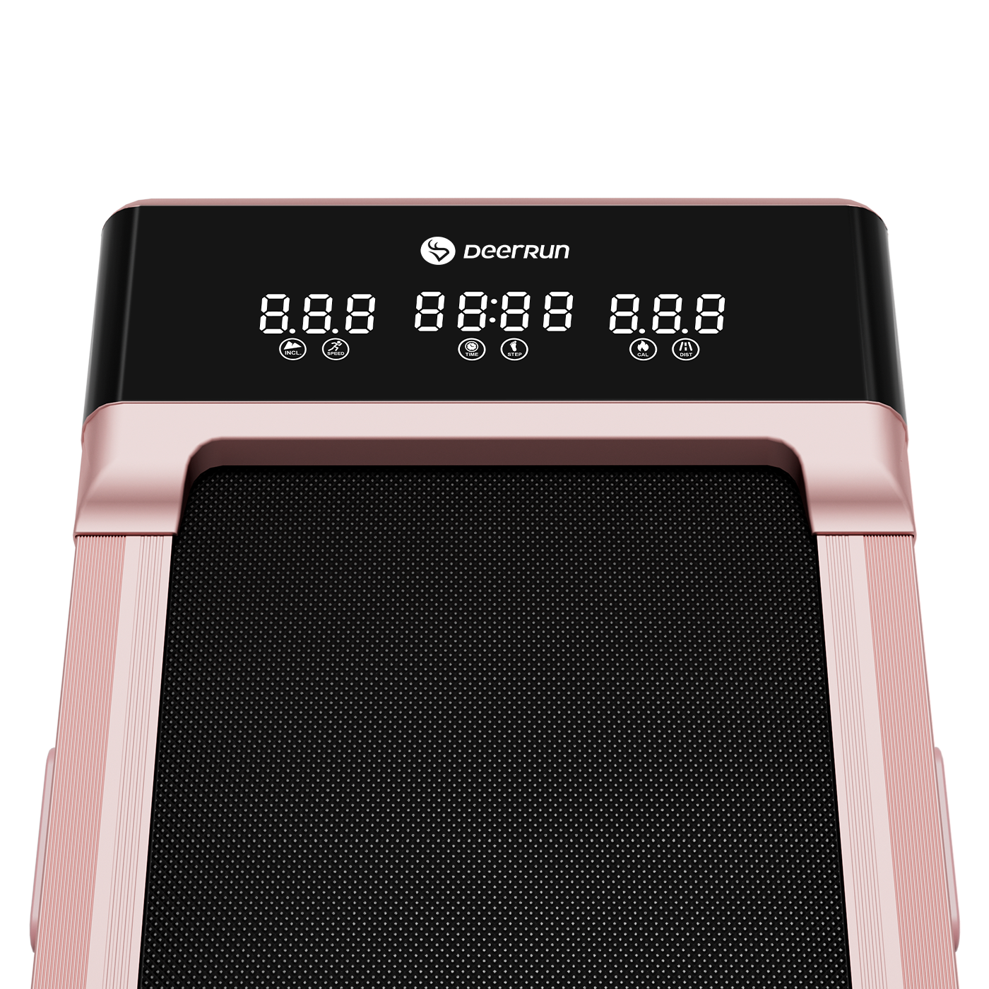 DeerRun Z10 12% Auto Incline Smart Walking Pad Treadmill with remote control-Pink