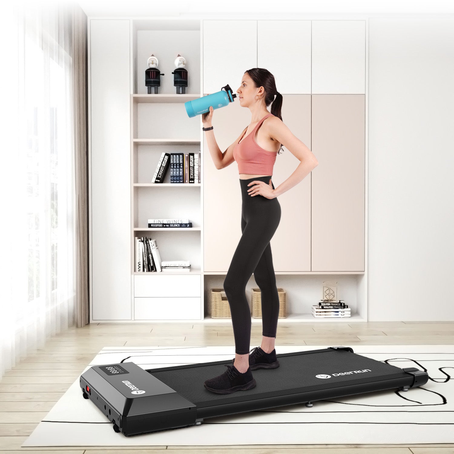 DeerRun Q1 Urban Under-Desk Treadmill with Remote Control & Gift giving