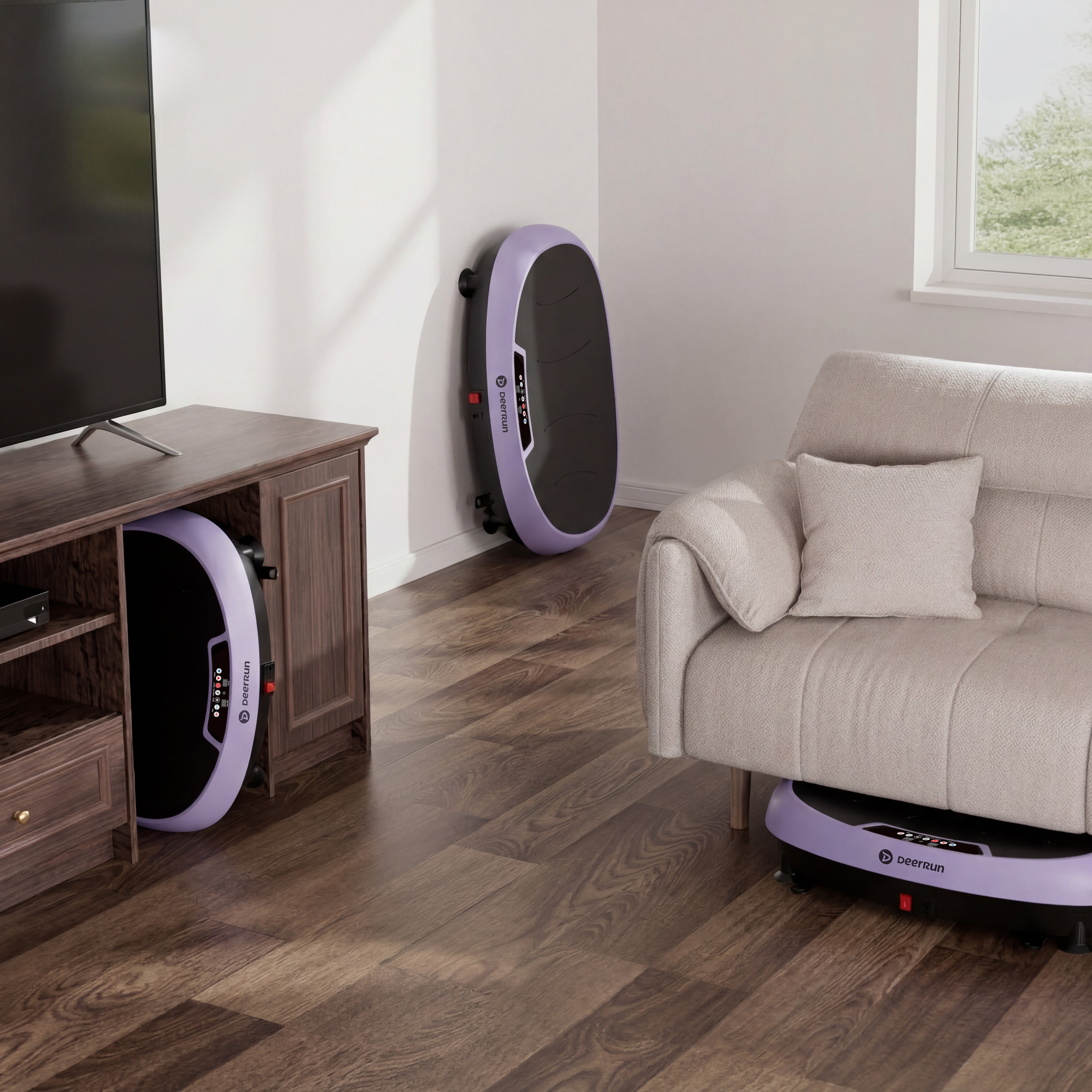 DeerRun® High-Power Full‑Body Vibration Plate Workout, 440lbs