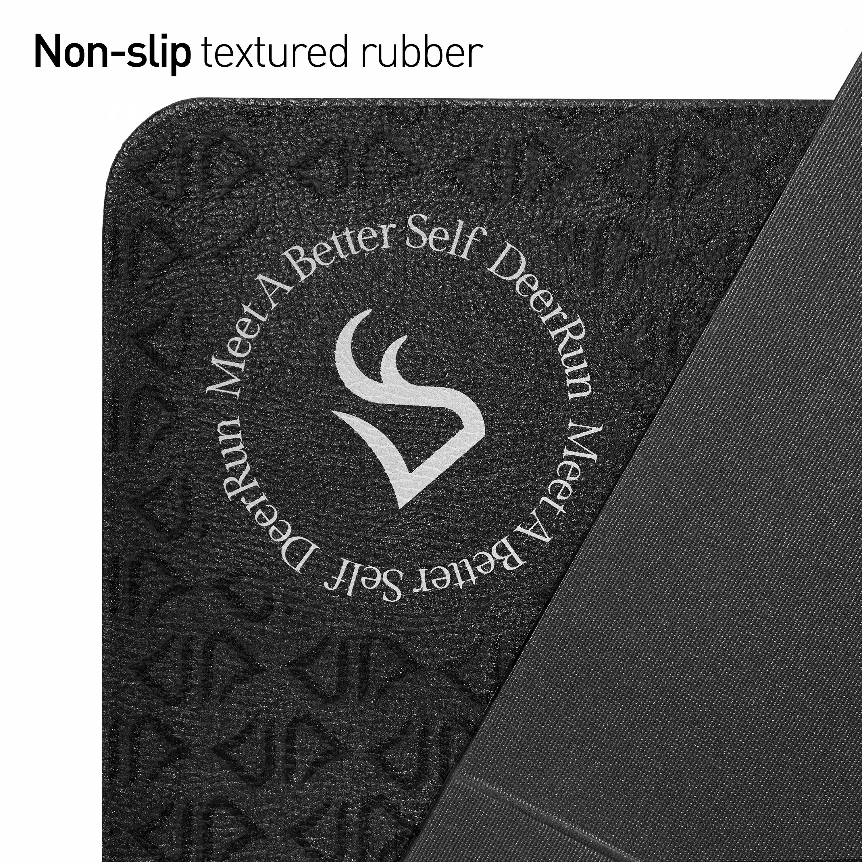 DeerRun® Glory Mat In 6MM Signature PVC, Higher Density Foldable Treadmill Mat