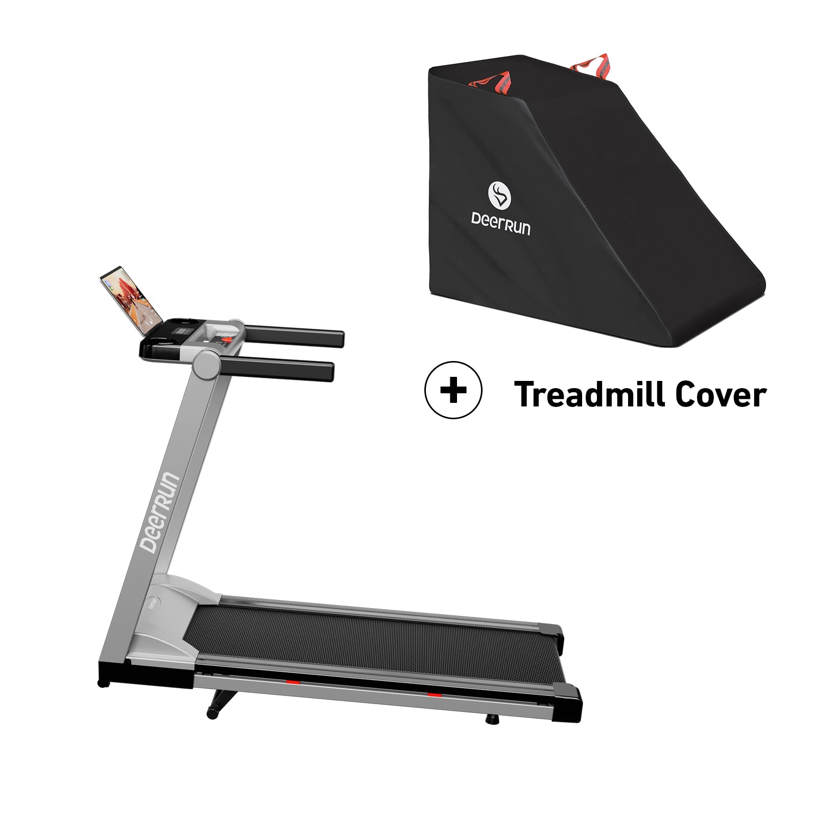 DeerRun A1 Pro Move+  6% Incline Foldable Treadmill——2025 Upgraded Chip & NFC Support | 350Lbs, 10mph