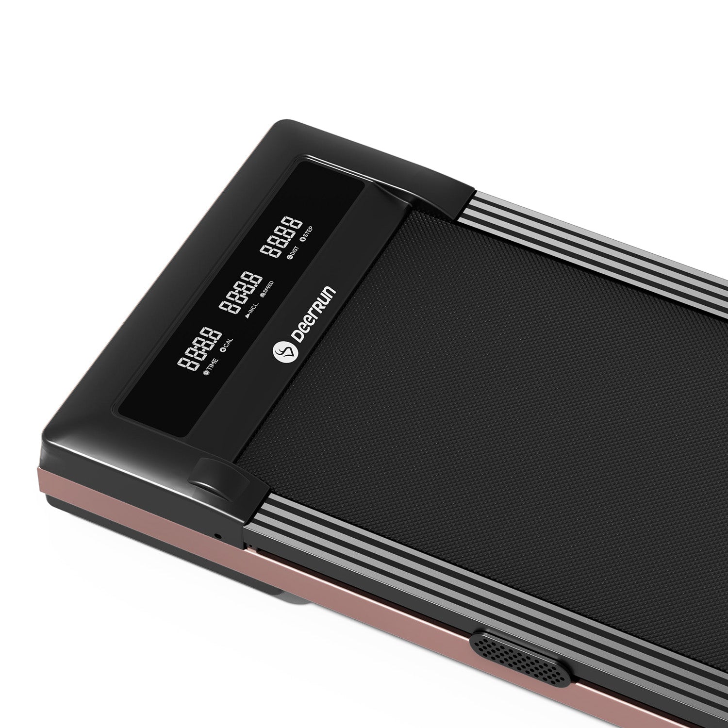DeerRun Z10 12% Auto Incline Smart Walking Pad Treadmill with remote control-Rose Gold