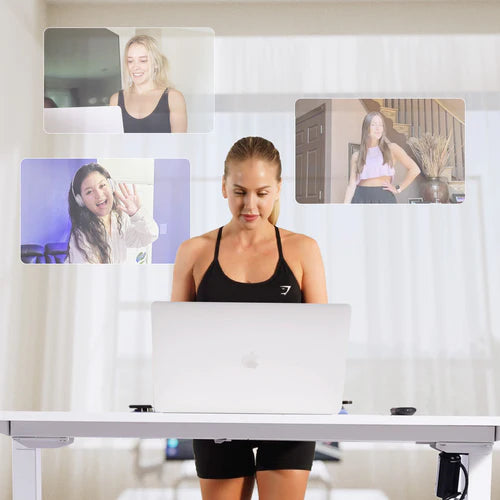 DeerRun All-New 2026 A1 Pro Move+ Smart Foldable Treadmill with 6% Incline & NFC | 350Lbs, 10mph, Black