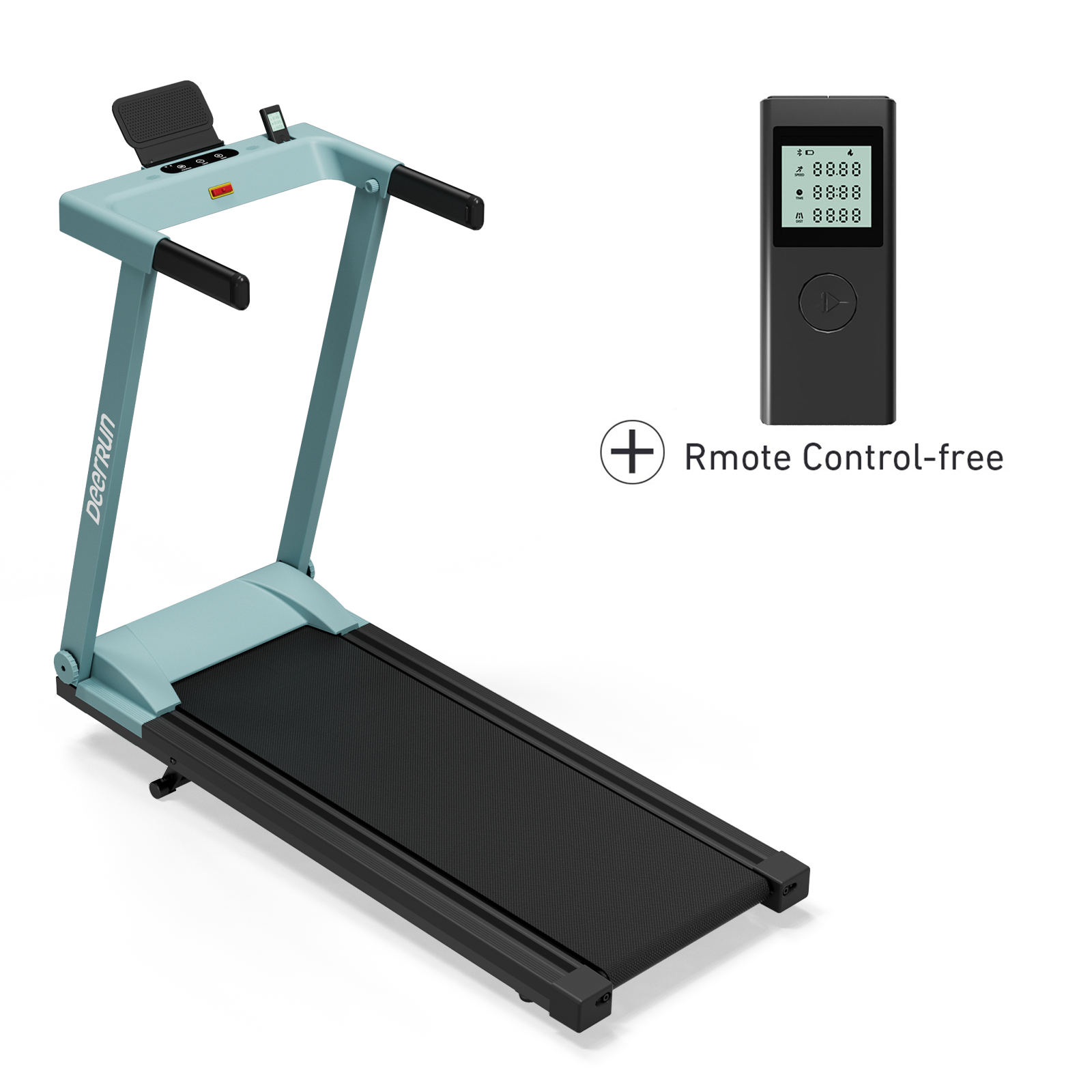 DeerRun A1 Pro Move+  6% Incline Foldable Treadmill——Upgraded Chip & NFC Support | 350Lbs, 10mph Mint Green