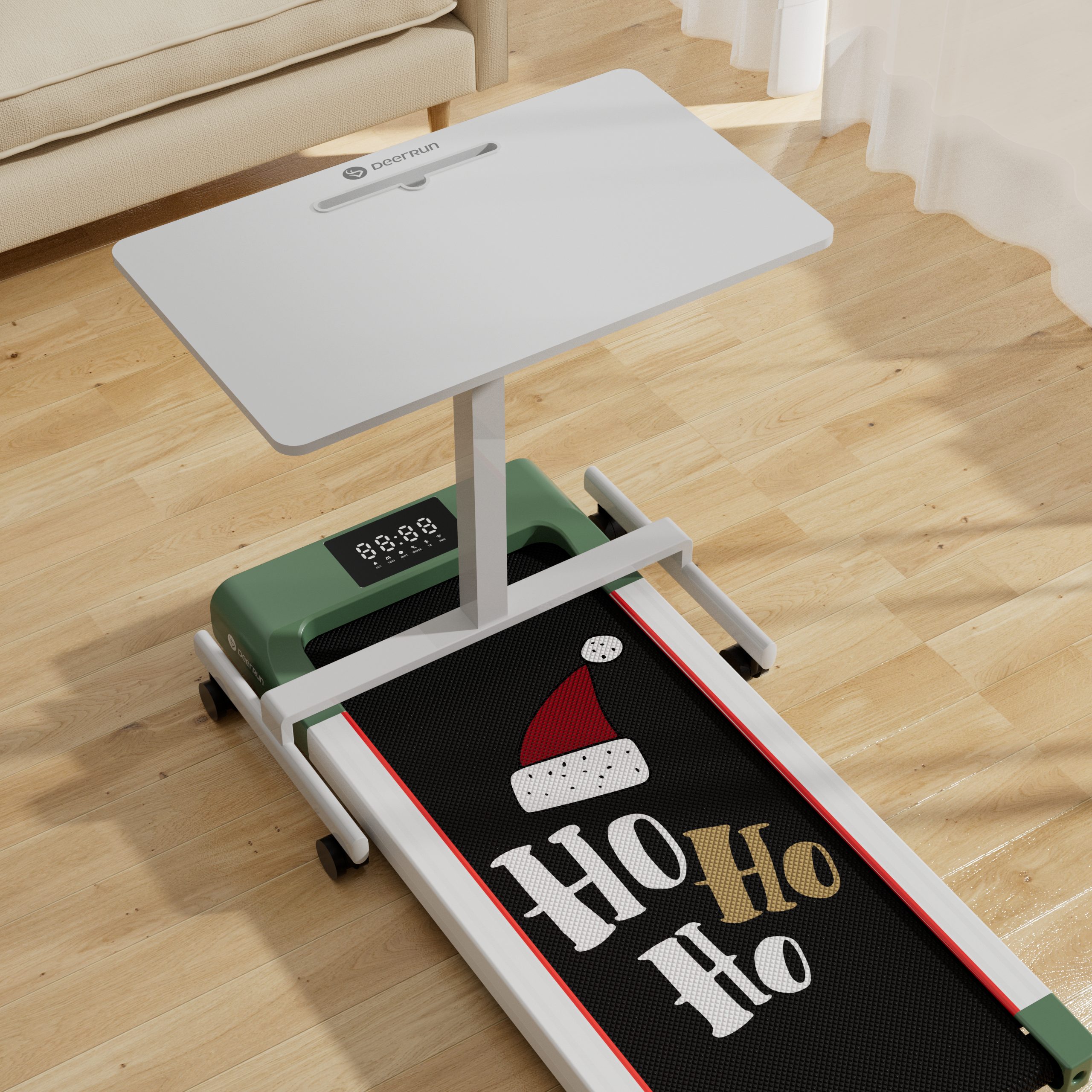 DeerRun＆Christmas Co-Branded Walking Pad Treadmill - A Globally Unique Christmas Gift, Only Sold on the Official Website