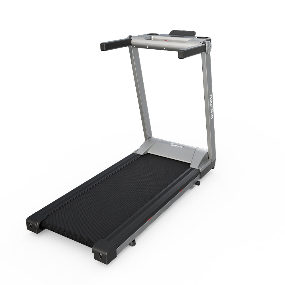 DeerRun A1 Pro Folding smart treadmill with 6% incline Silver - 10 MPH, 350 lbs & Gift giving