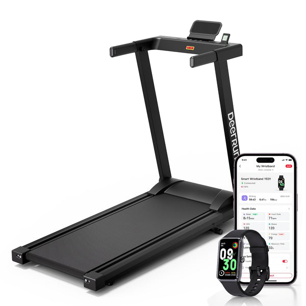 DeerRun A1 Pro Smart Foldable Treadmill with AI Coach